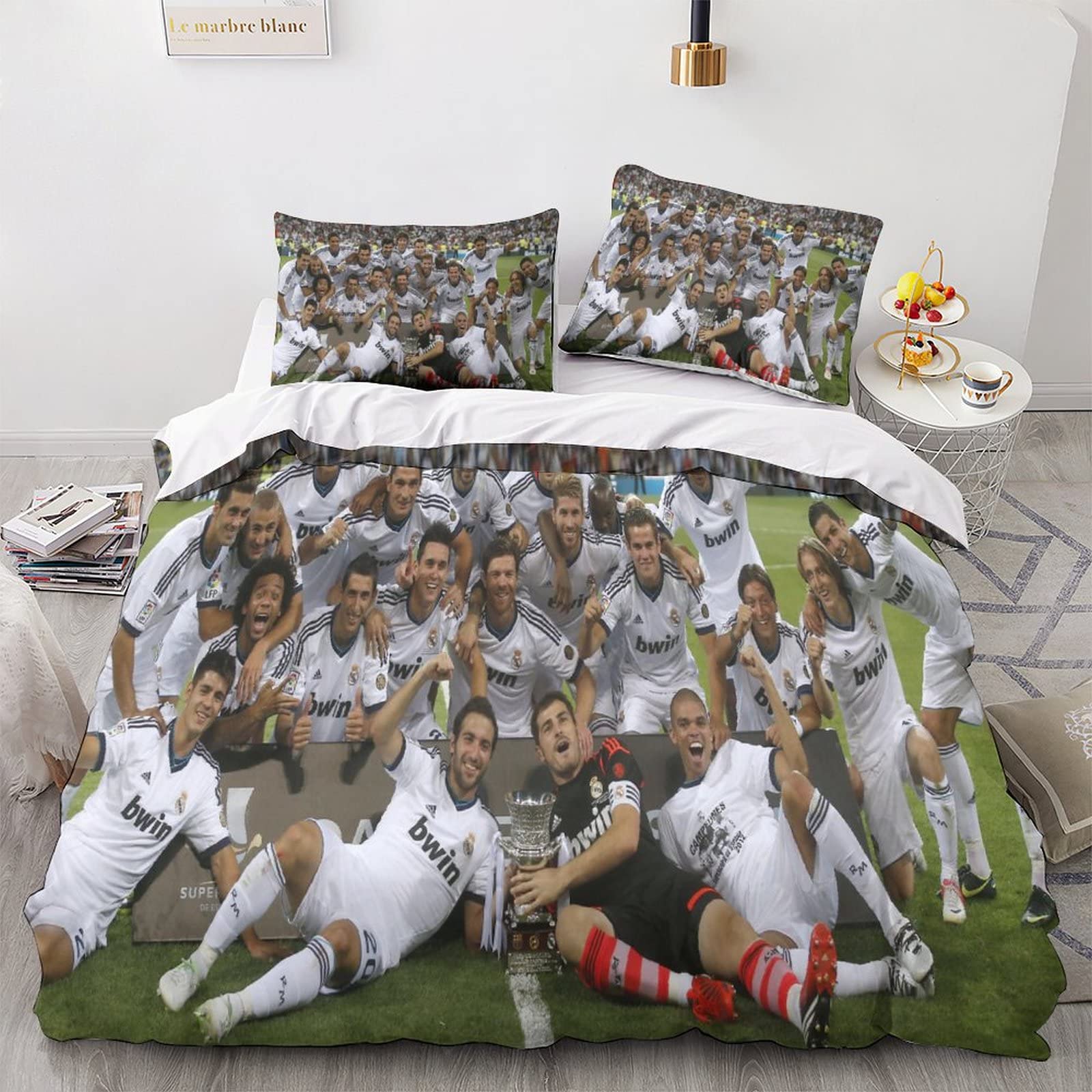 Neceser Real Madrid Real Madrid Fundas De Almohada Ropa De Cama