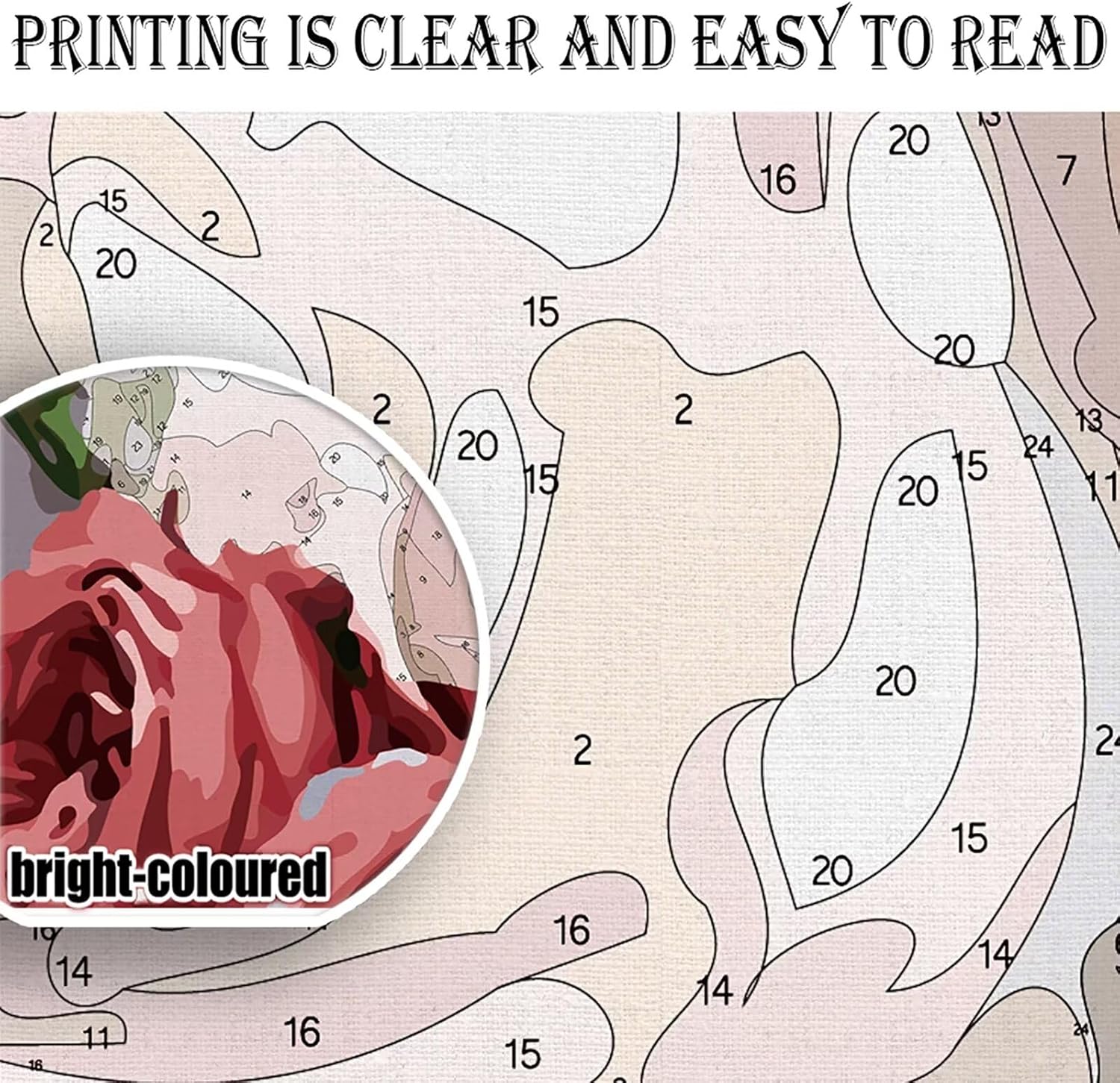 Paint by Numbers Kit for Adults Paris Scenery Paint by Numbers On Canvas with Framed, Oil Painting Art Set Acrylic Painting Drawing Easy DIY Hobbies for Women, Home Wall Decor Gifts 16x16 inch FA-649