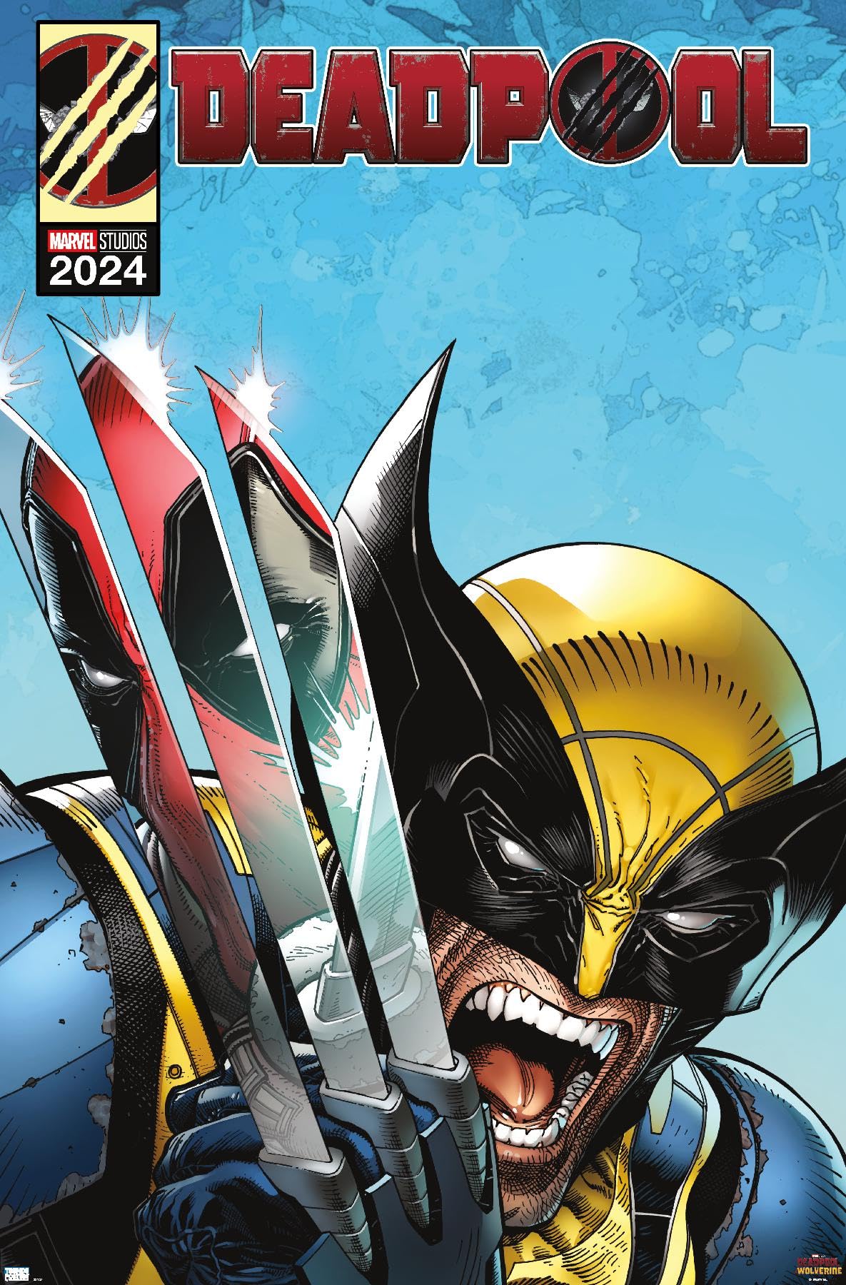 Marvel Deadpool & Wolverine - Homage Cover Wolverine Claws Wall