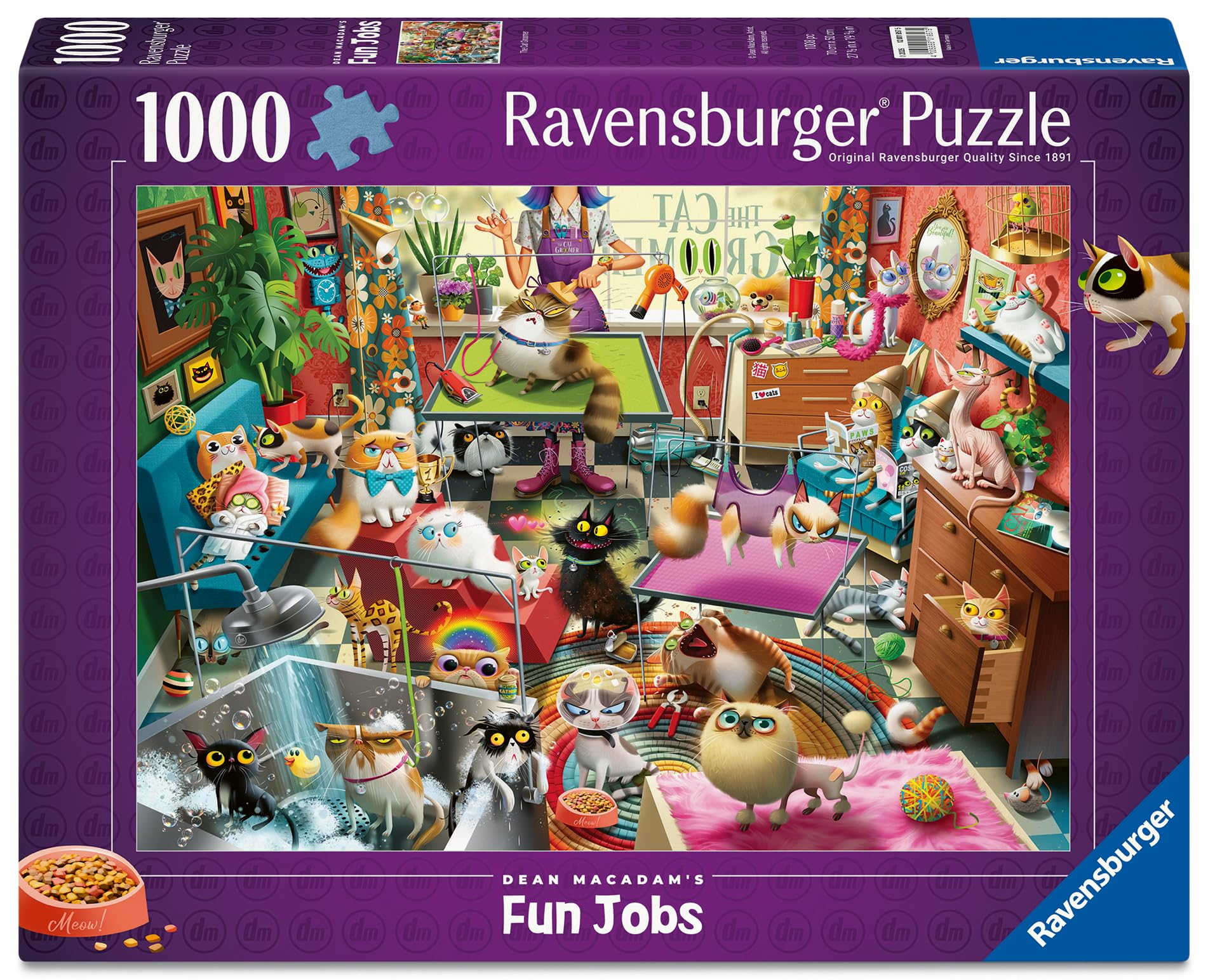 Dean Macadam: The Cat Groomer 1000 PC Puzzle