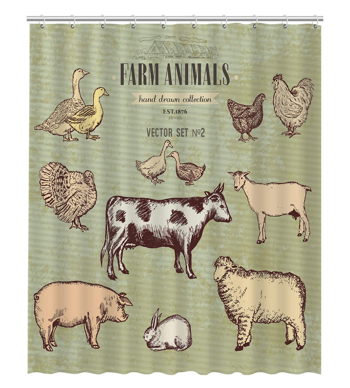 Farm Animal Curtains Curtains & Drapes 2023