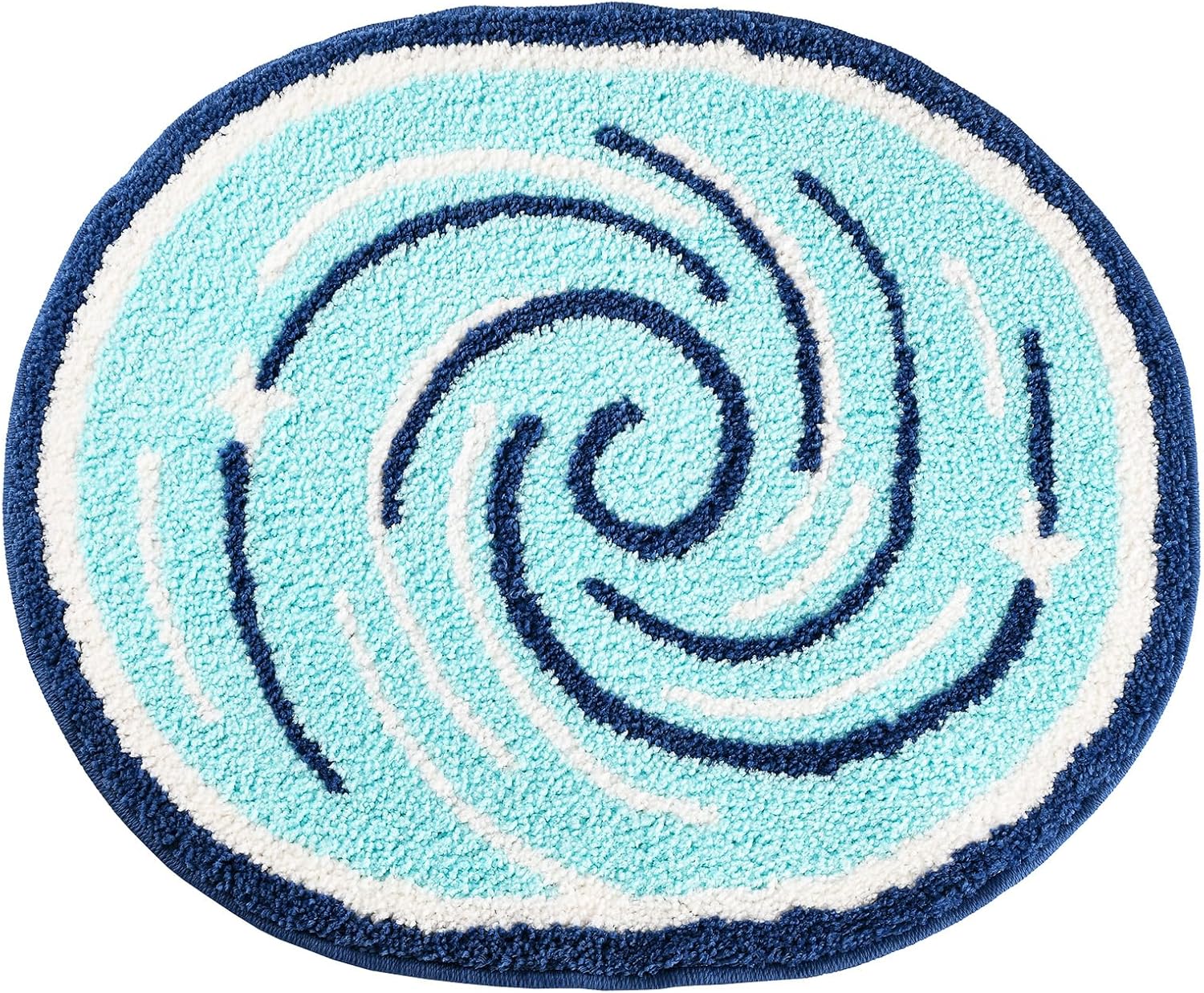 Cute Little Blue Lake Bathroom Rug, Soft Plush Tufted Bath Room Mat, Non-Slip & Machine Washable, Absorbent & Quick Dry Floor Door Mat Home Decor for Shower, Tub and Sink, 19.7"x23.6"
