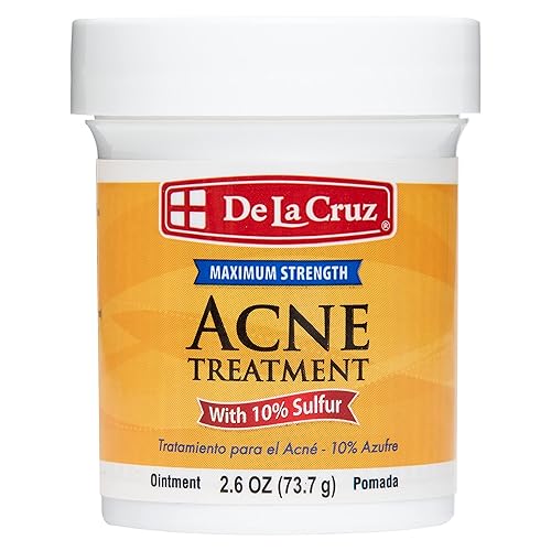 Miniatura 2 de De La Cruz Paquete de ungüento de azufre al 10% y crema de vitamina E, para cara y cuerpo, fabricado en Estados Unidos