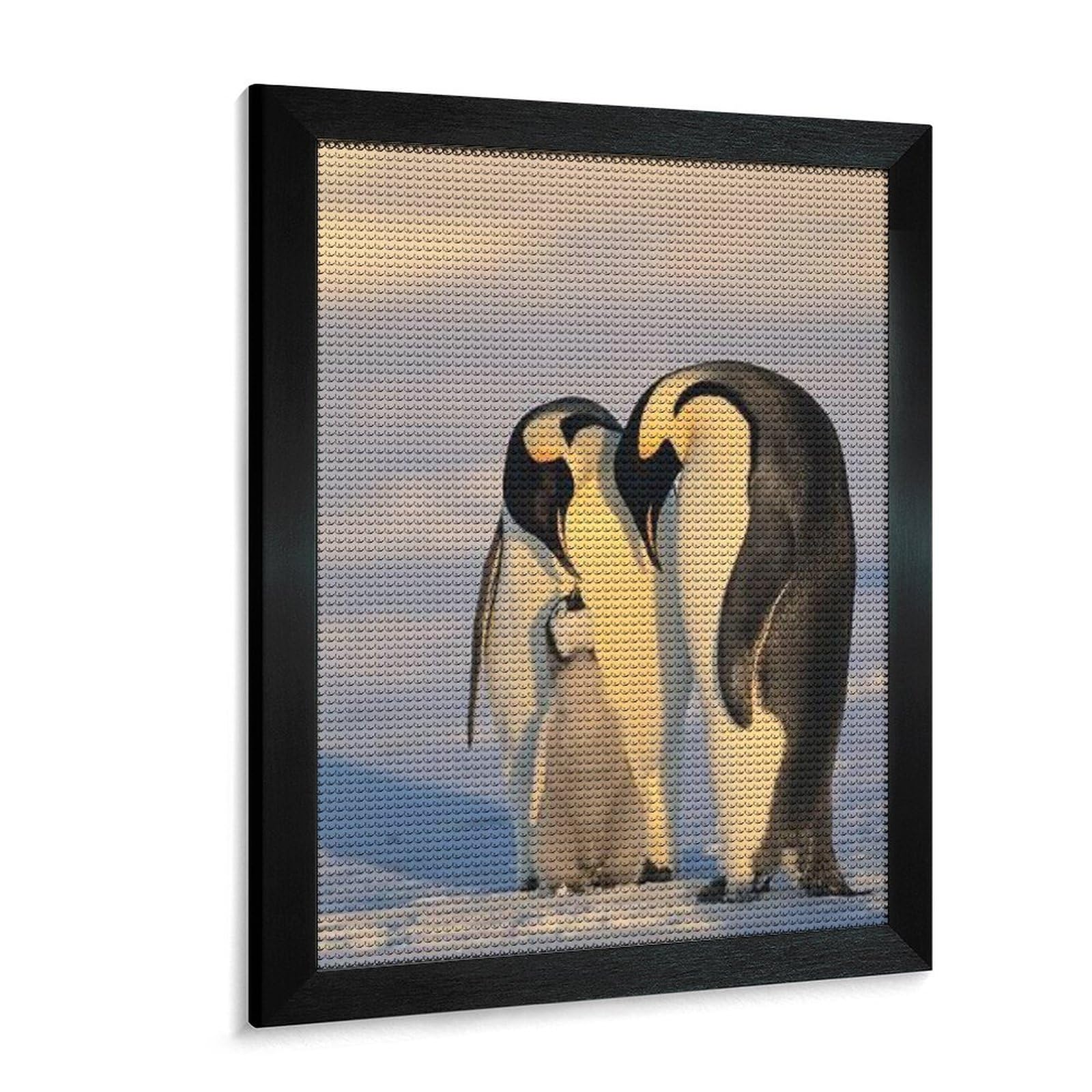 ダイヤモンドアート ペンギン 5D DIYダイヤモンド塗装 30×30cm Amazon | ダイヤモンドアート キット ペンギンの3人家族 5D モザイク