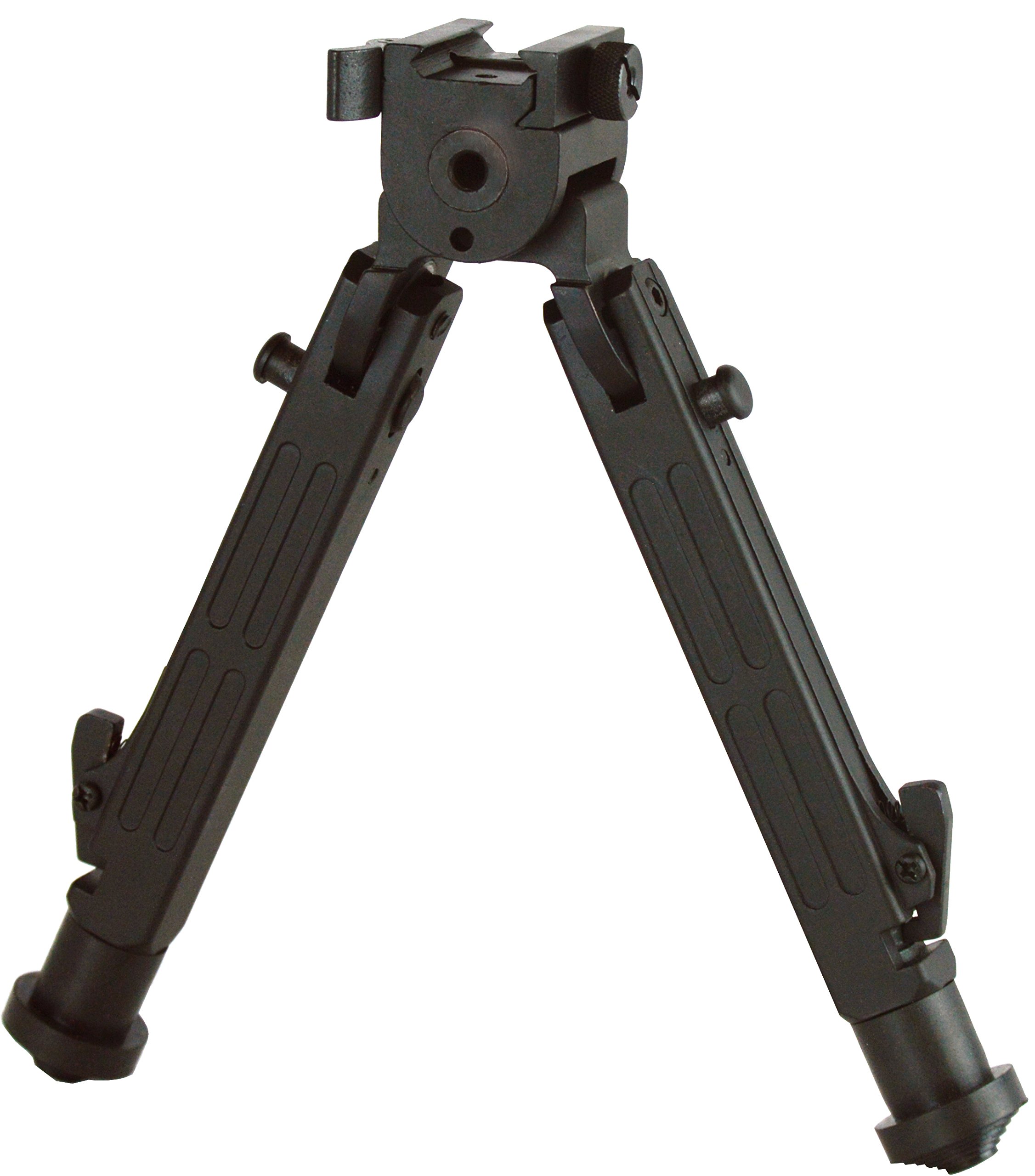 Scout-pod 7.5"-9.5" 5-Position Tactical Pro Bipod, Adjustable Double Swivel (Side to Side Pivoting and Swivel) and QD Mounting Deck, SP-BC06