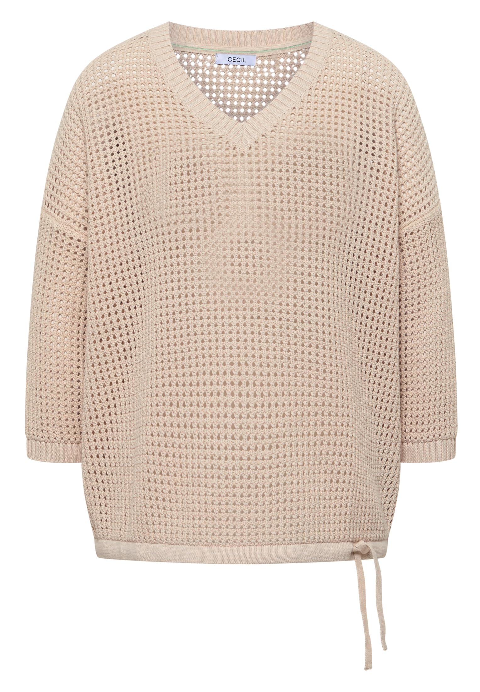 Cecil TOS_Crochet V-Neck