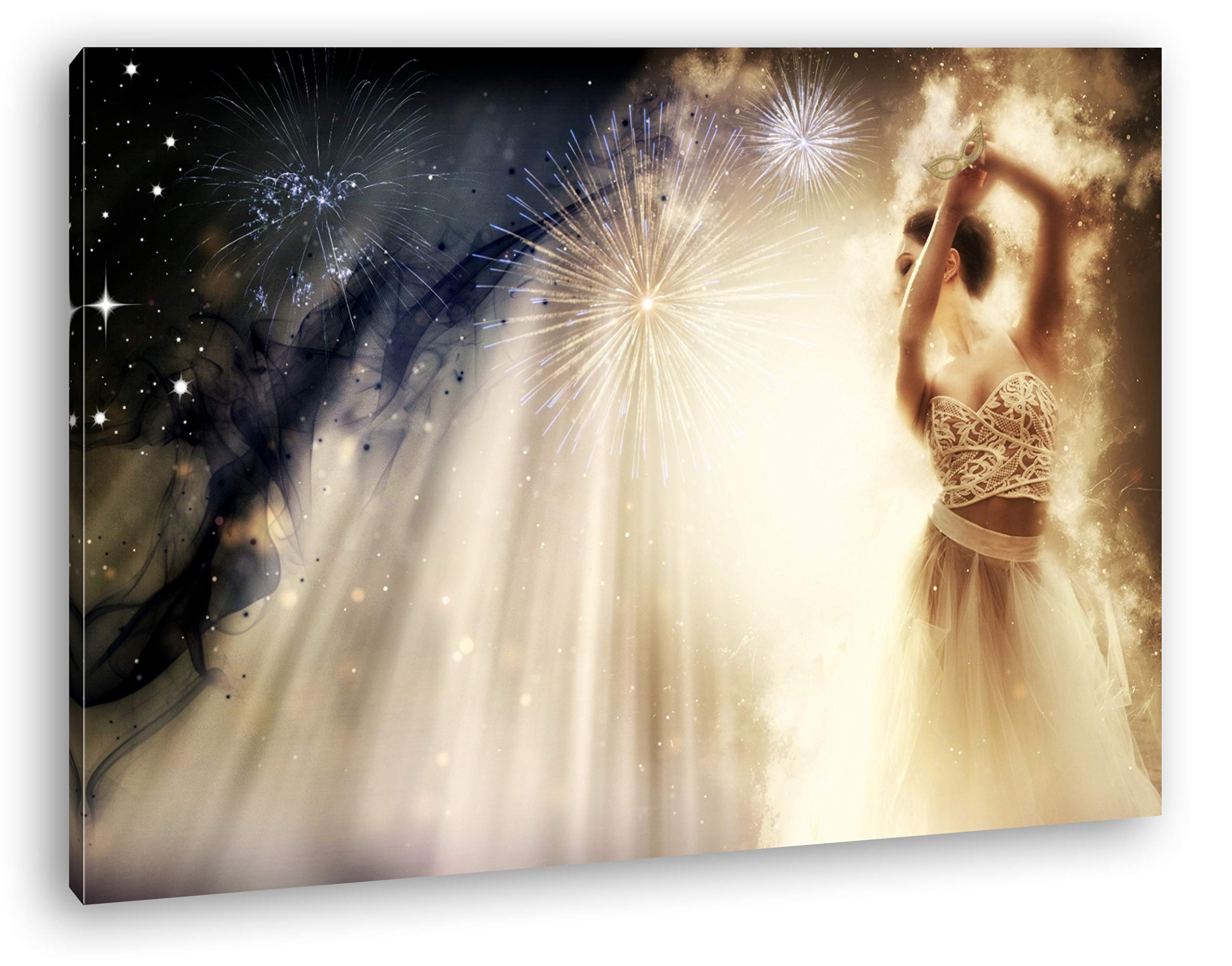 Sinnlichkeit des Tanzes Als Leinwand, Motiv fertig ahmt Auf Echtholzrahmen gestaltet Digitaldruck mit Rahmen, Kein Poster Oder Poster, 120x80