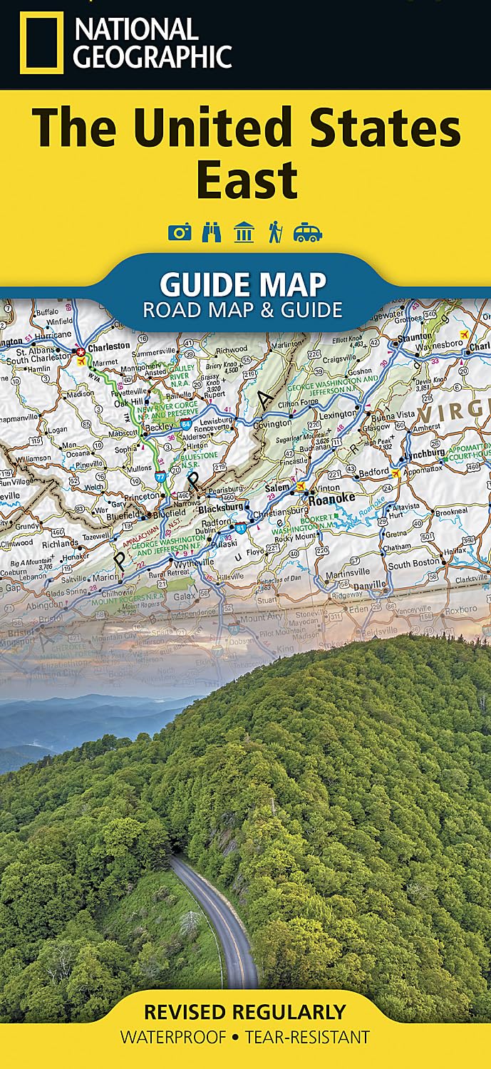 United States: East Adventure Map (National Geographic Guide Map)