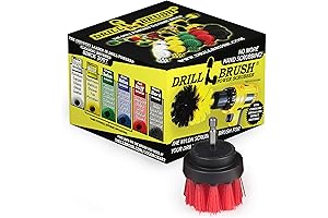 Outdoor Patio Scrub Brush for Granite Headstone Restoration and Cleaning Kit for Grave