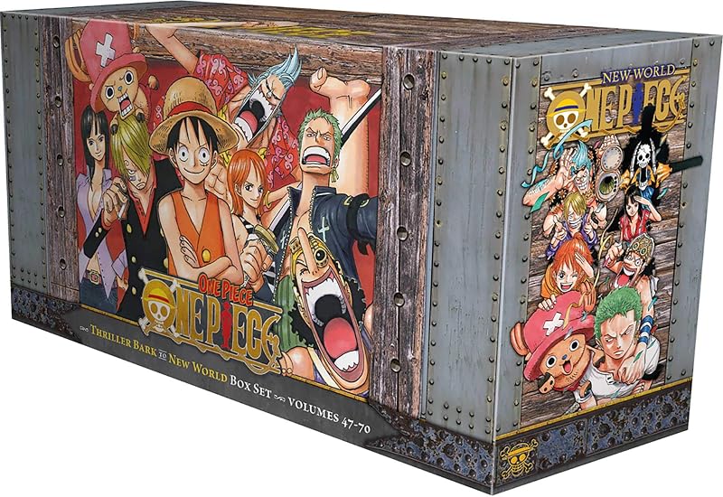 One Piece Box Set 3: Thriller Bark to New World: Volúmenes 47-70 con Premium