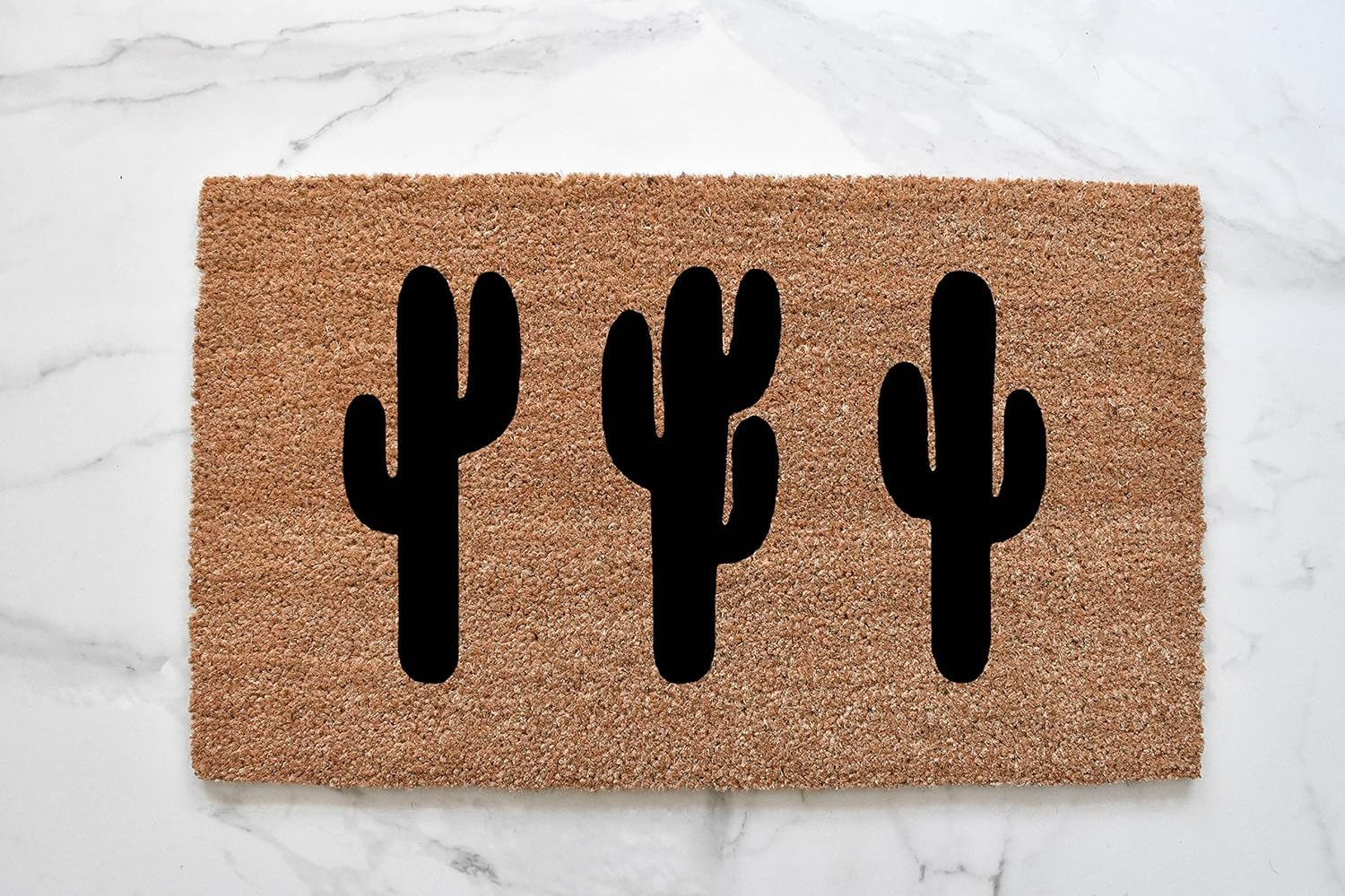 Rug Doormat Cactus Doormat Welcome Mat Desert Decor Southwest Decor Front Door Mat Cactus Decor Porch Decor Door Mat Doormat Entrance Mat Rubber Anti