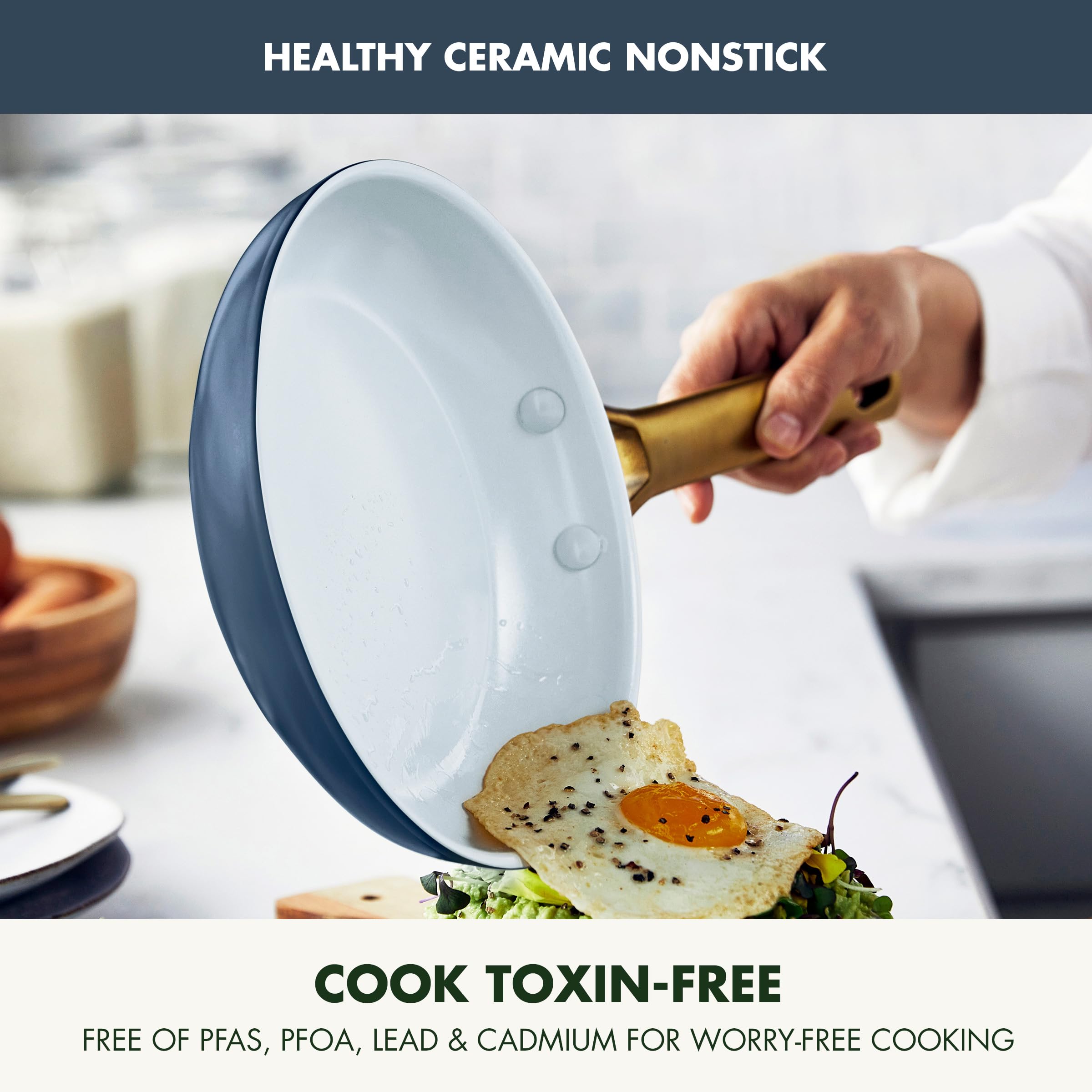 Amazon.co.jp: GreenPan 3点セット マルチカラー フライパン セット (8