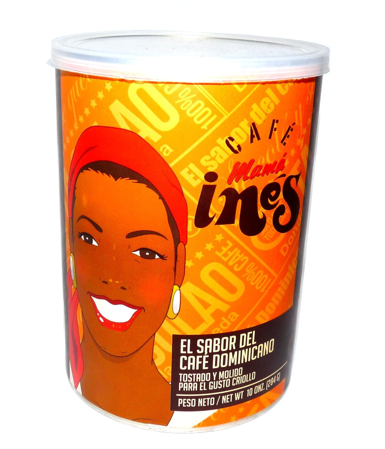 Cafe Mama Ines Traditional Dominican Ground Coffee Bag 12 Oz