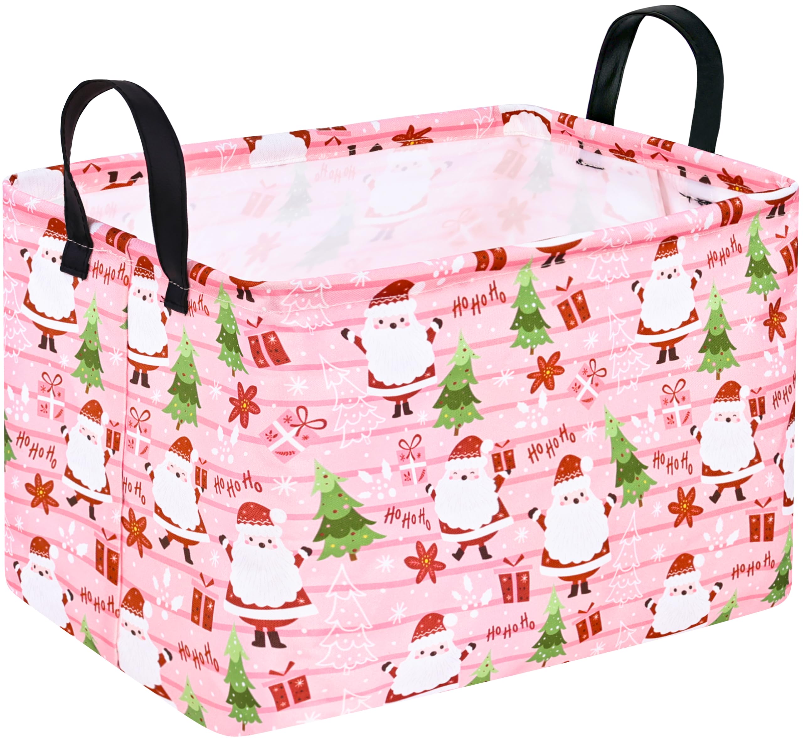 Storage Basket Gift Laundry Bins Collapsible Storage Baskets Box Laundry Nursery Hamper for Home and Office Decoration with Handles