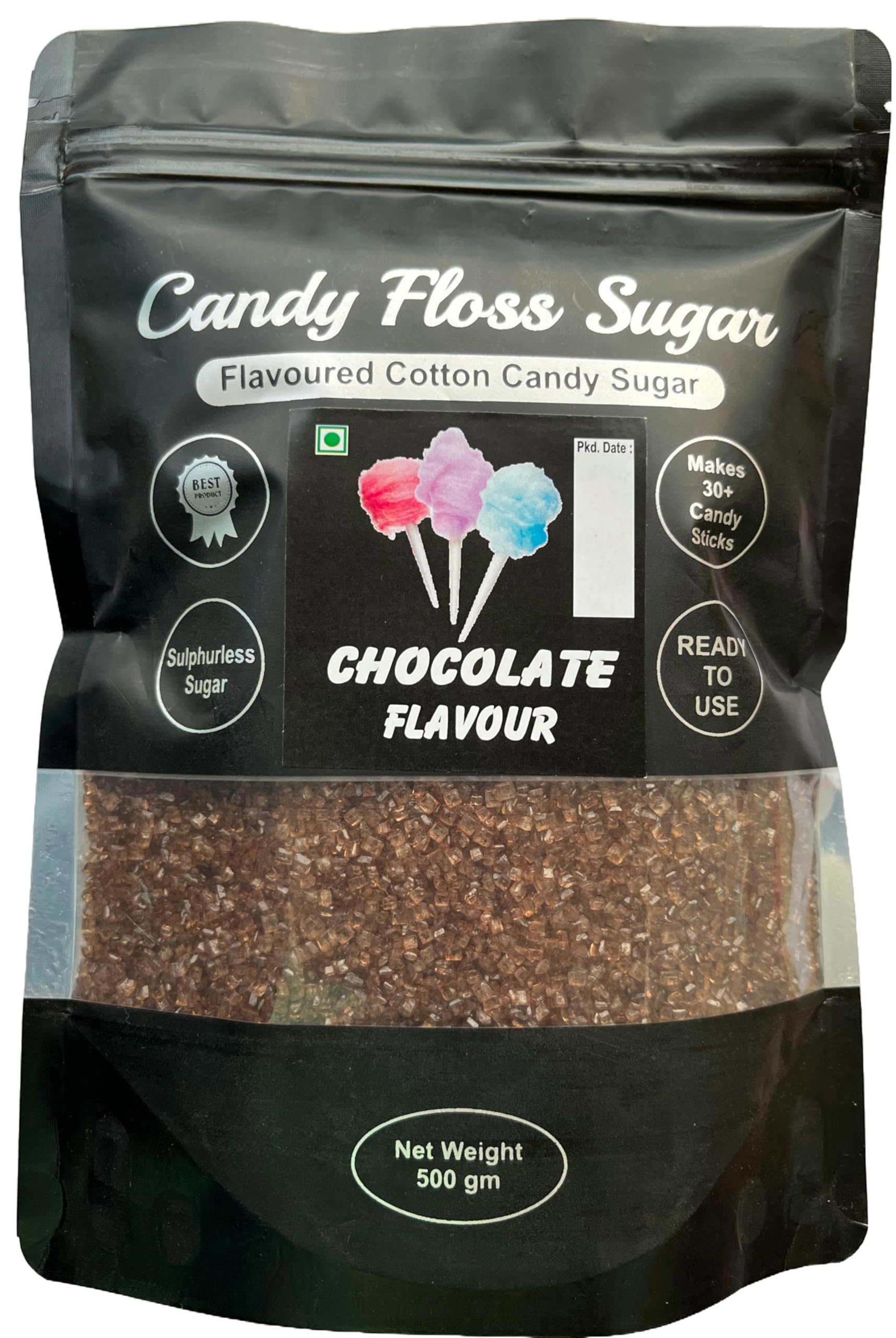CLICK FOOD PRODUCTS Candy Floss Sugar/Flavoured Cotton Candy Sugar(Chocolate)-picture-11