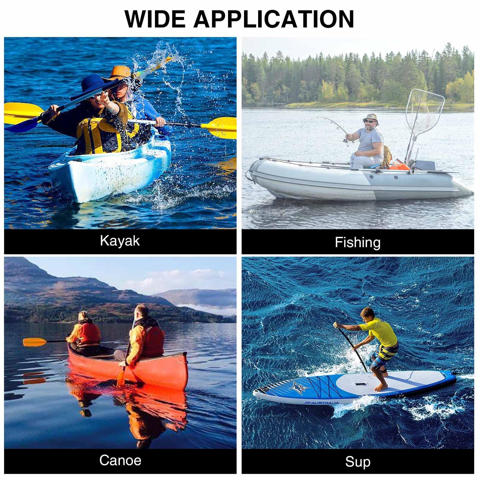 Anelli di gomma antigoccia per kayak, canoe, pagaie, barche d'acqua, paddle, connettori