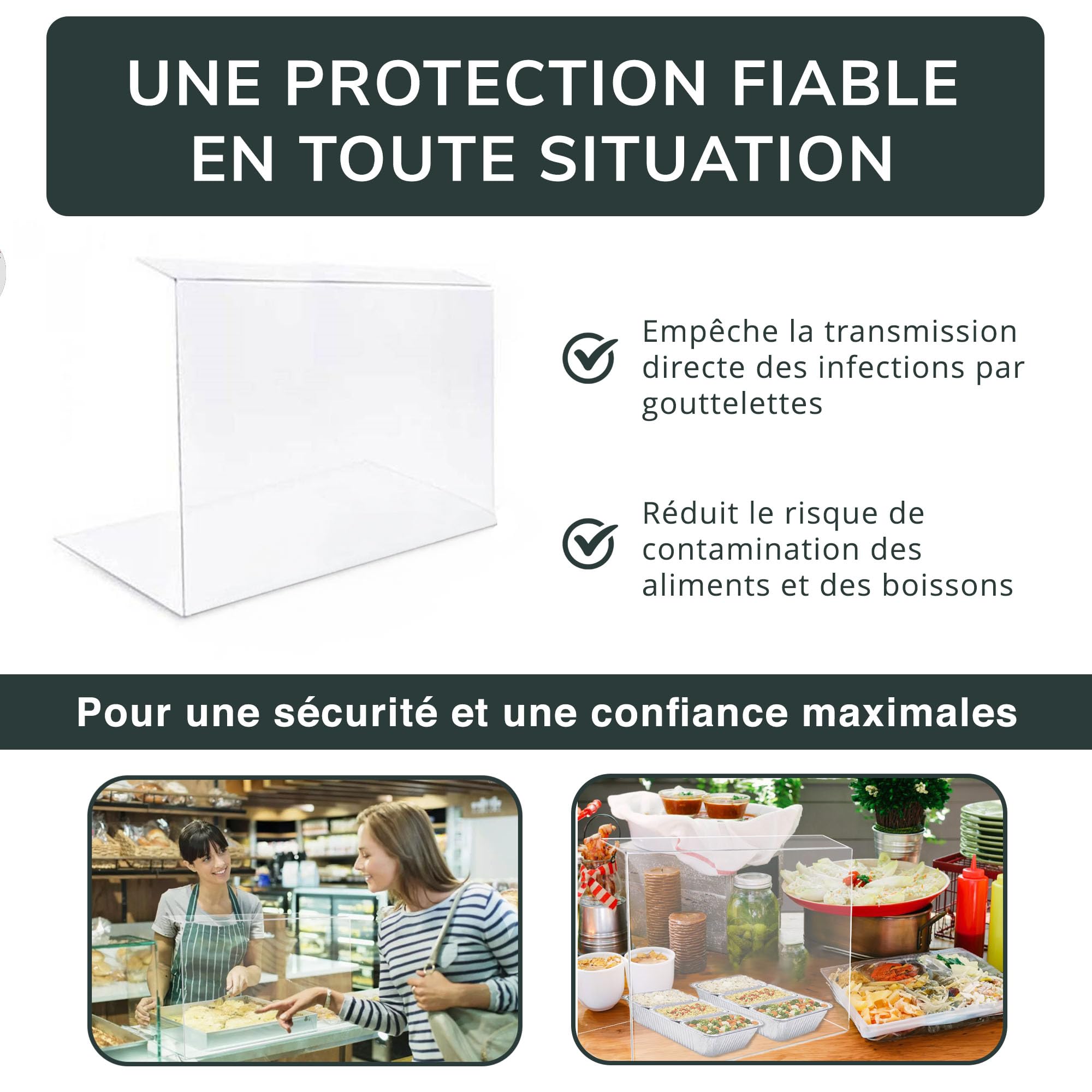 A+H Kunststoffe Vitrine de Protection (50 cm, 5 mm)