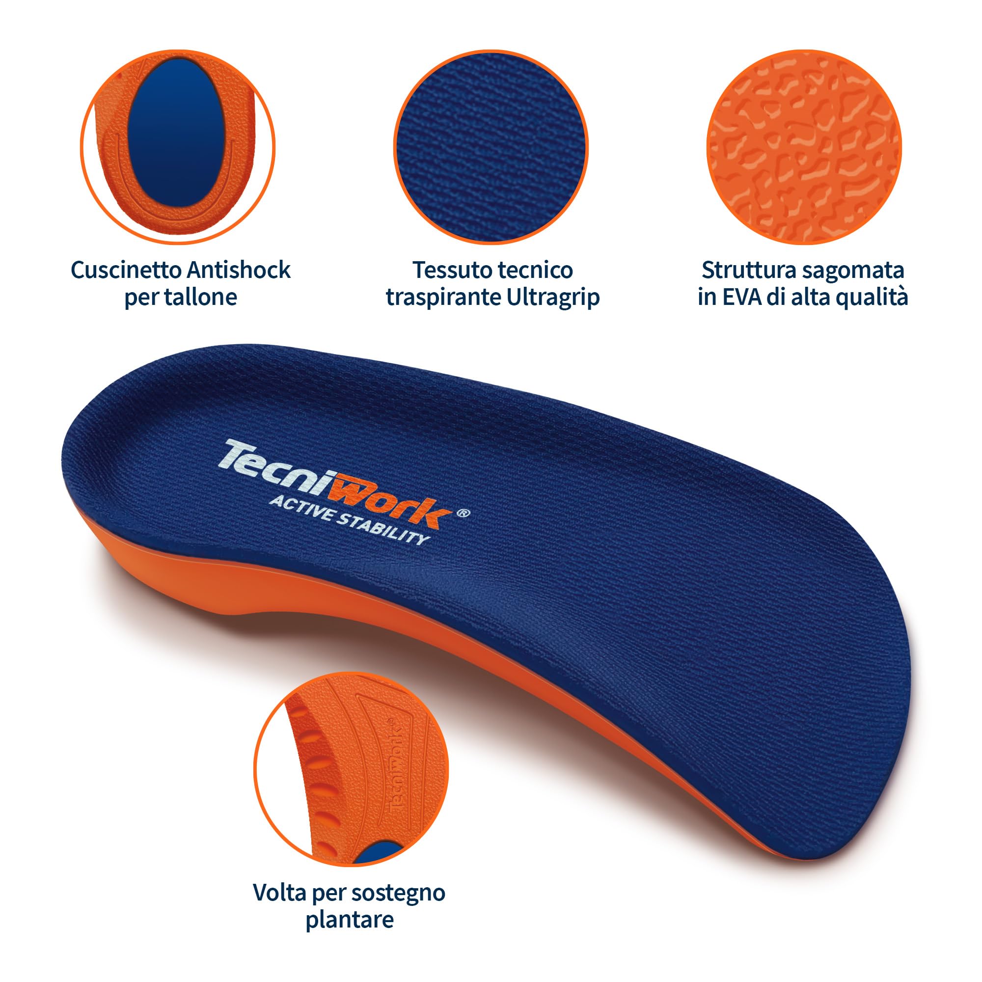 Solette ¾ flessibili Flex Comfort Plus Active Stability (Small)