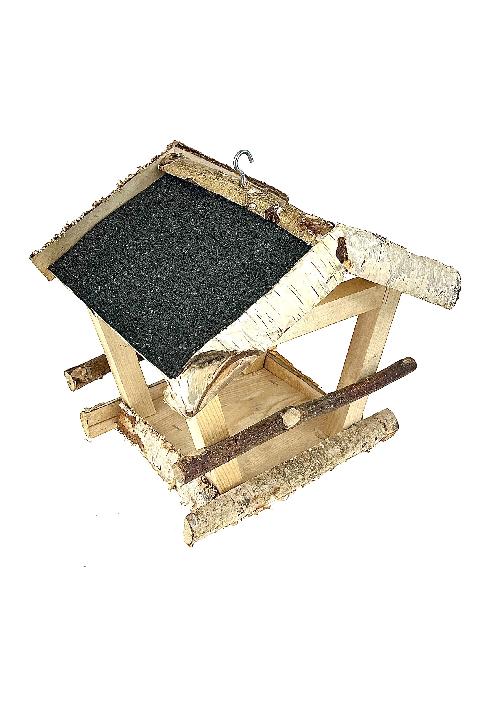 Mangiatoia per uccelli in legno resistente alle intemperie mangiatoia per uccelli selvatici mangiatoia per uccelli selvatici mangiatoia per giardino balcone recinzione o riparo