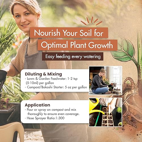 Miniatura 6 de Fundición de gusanos para plantas, fertilizante orgánico para fundición de lombrices de tierra, refuerzo de Bokashi, té de gusano hecho de gusanos