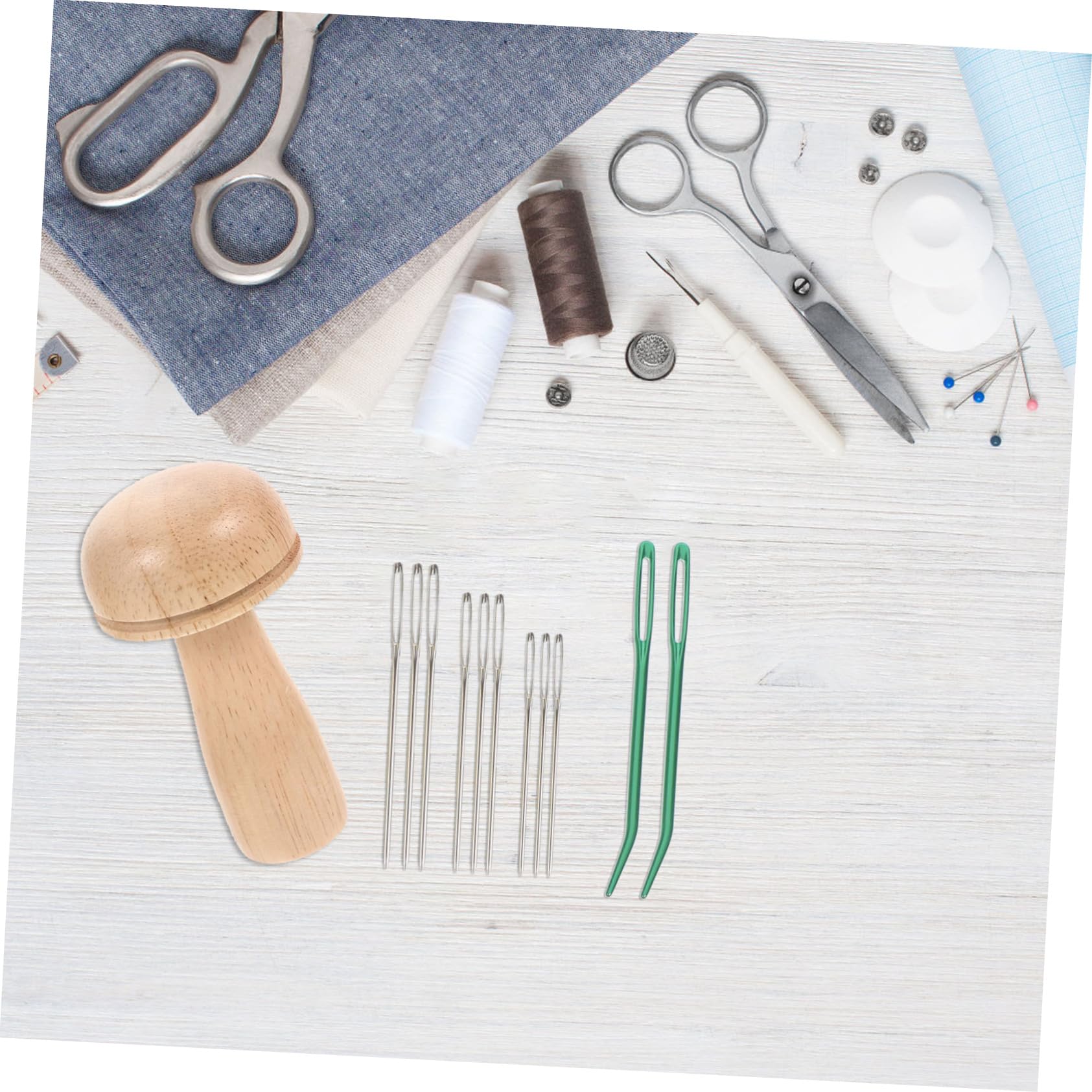 SHINEOFI 3sets Aghi Da Cucito Per Maglieria Kit Multi-funzione Per Lavoro Maglia Strumenti Per Cucire e Riparare Maglioni e Sciarpe Design Ergonomico Per Principianti e Esperti Colori Misti