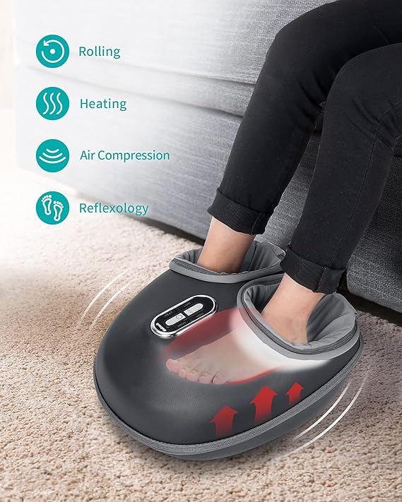 Nekteck Foot Massager with Heat and Air Compression