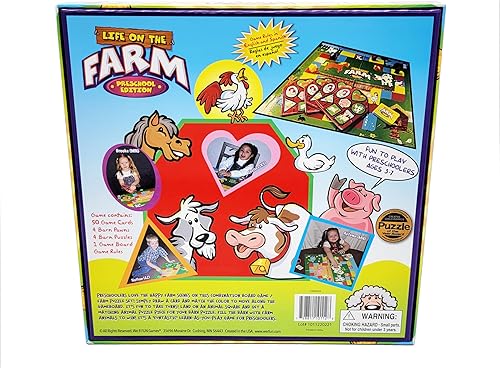 Miniatura 2 de Juego de mesa Life on The Farm - Edición preescolar  Versión actualizada del rompecabezas de espuma
