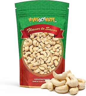 Raw Whole Unsalted Cashews – 5 lbs.- Premium Quality Kosher Raw Cashews ...
