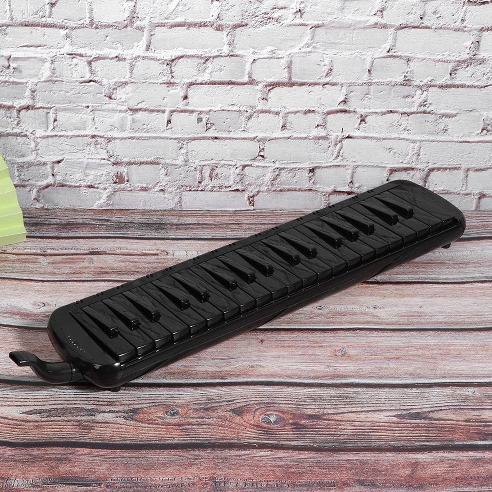 Melodica 37 kluczowy instrument muzyczny dęty, instrument muzyczny dmuchawy odpowiedni do torby treningowej dla początkujących F37s (Noir)