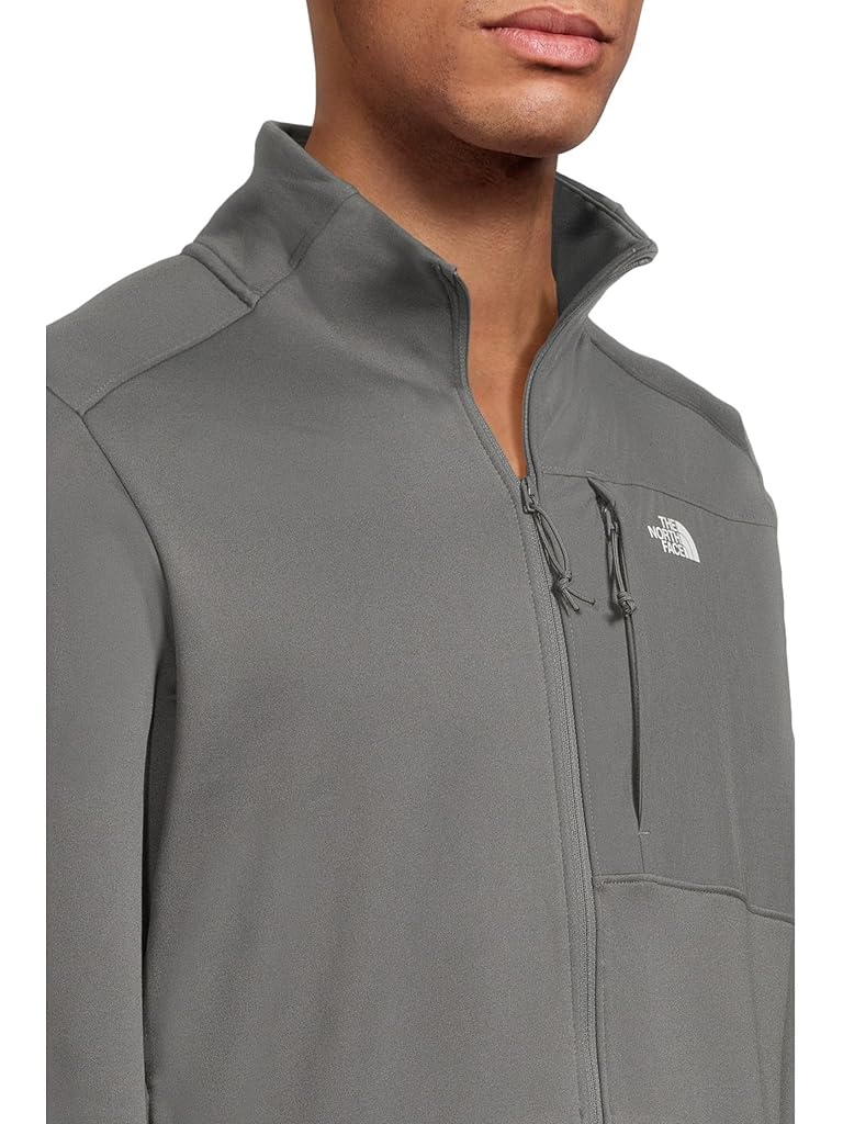 Gray The North Face TNF Performance Fleece Full Zip Jacket