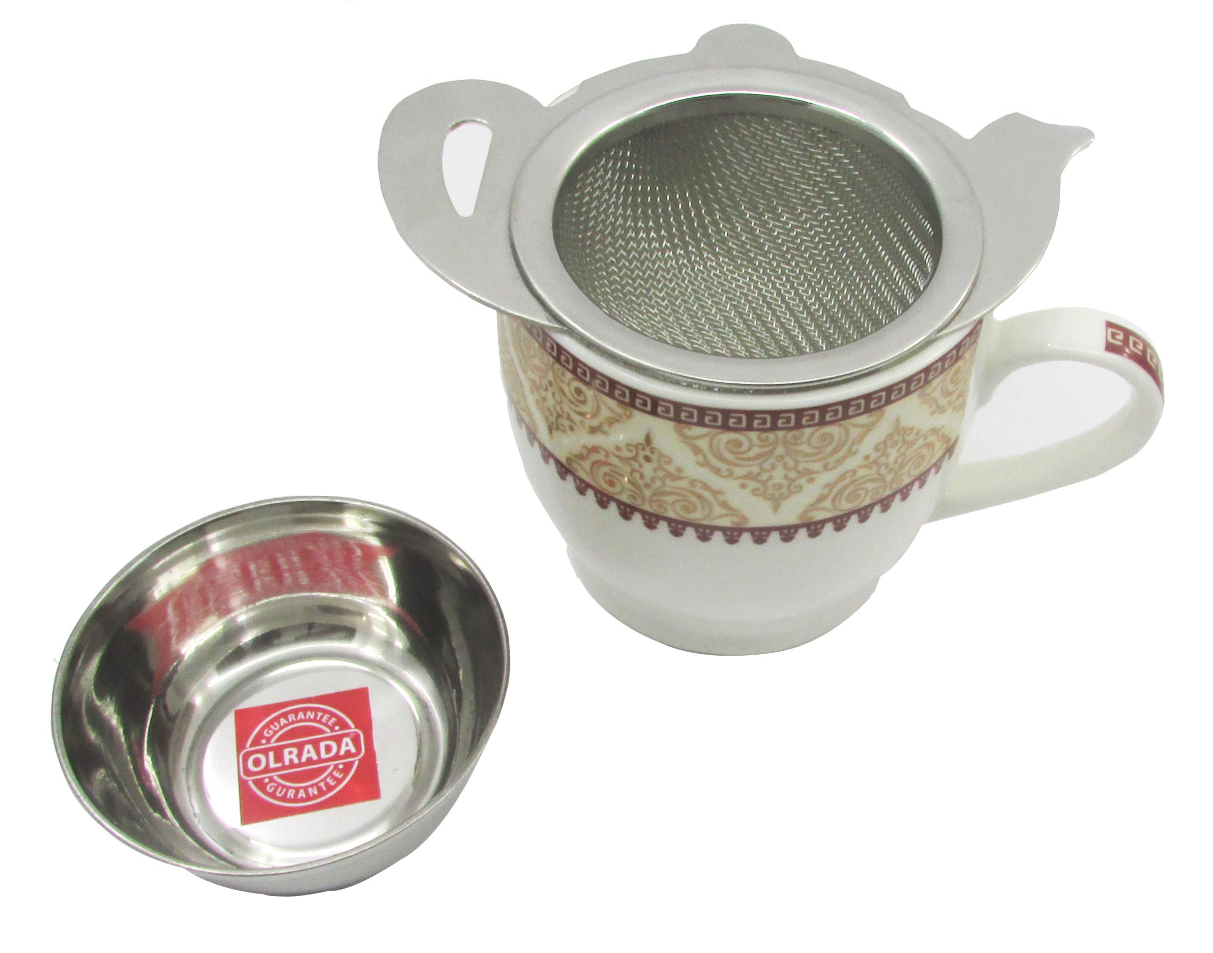 Olrada Stainless Steel S.S Tea Strainer (49 Ounce)