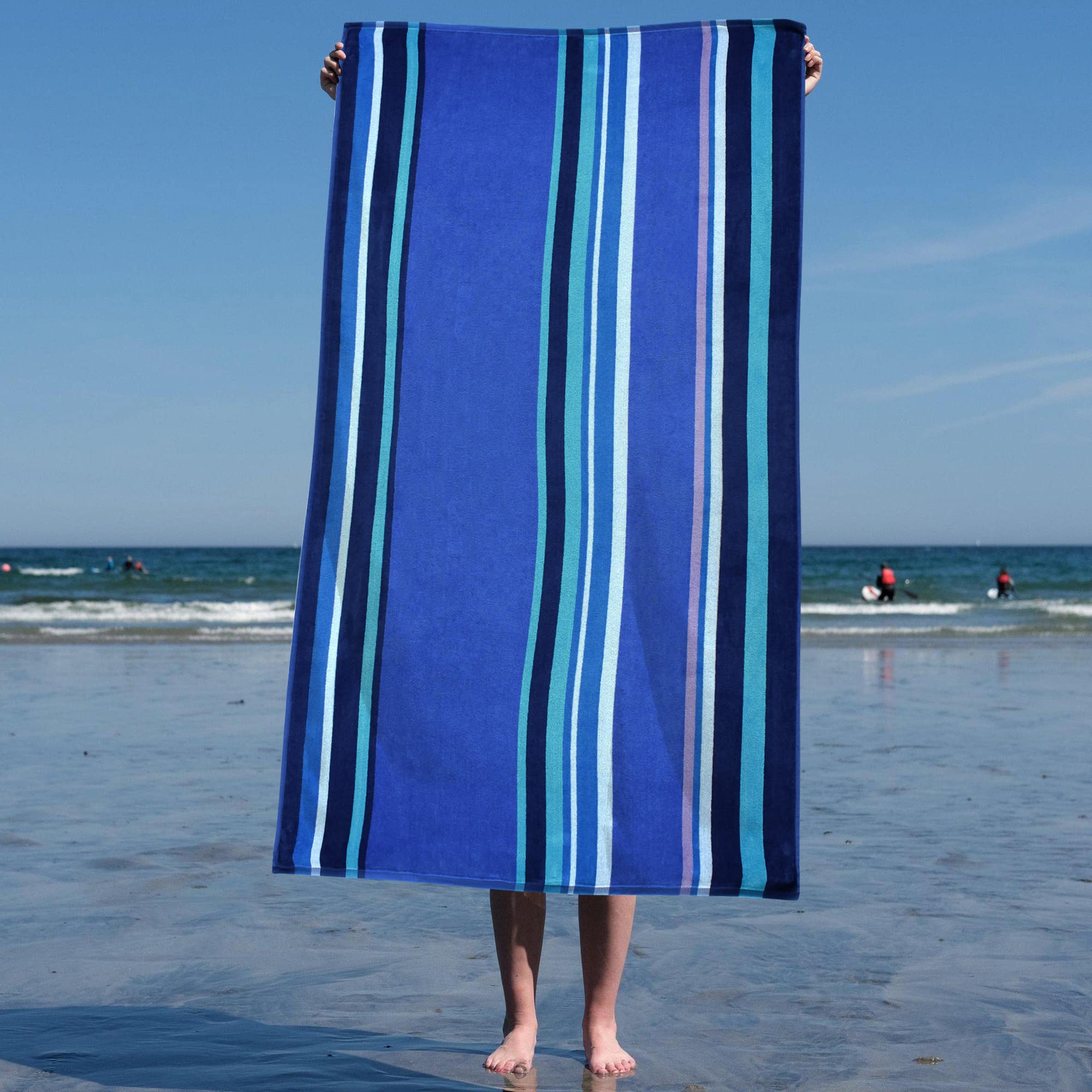 Amazon.com: SUPERIOR 100% Cotton Luxury Beach Towels - Oversized
