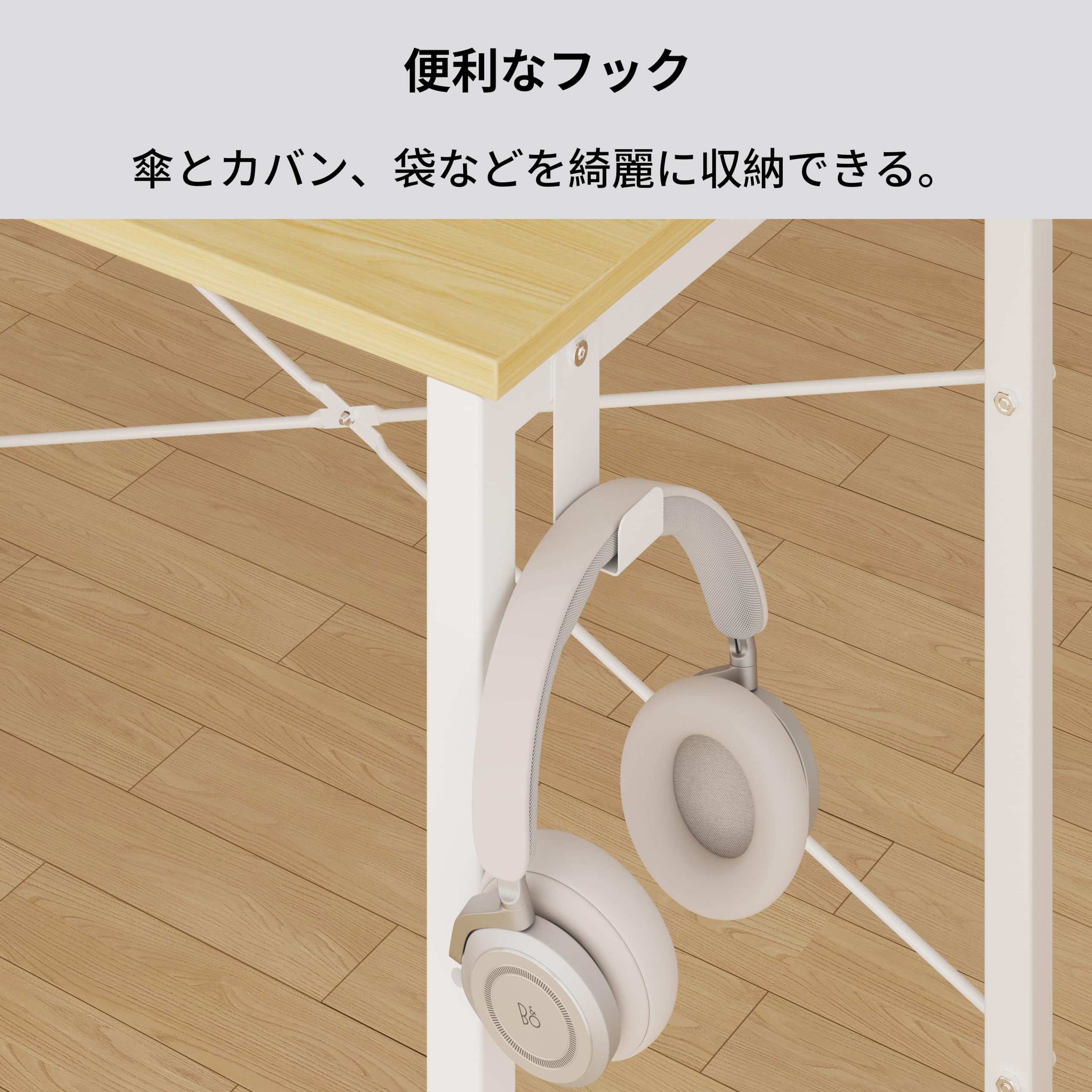 Amazon | LunarLight PCパソコンデスク 机 幅110奥行48高さ110cm