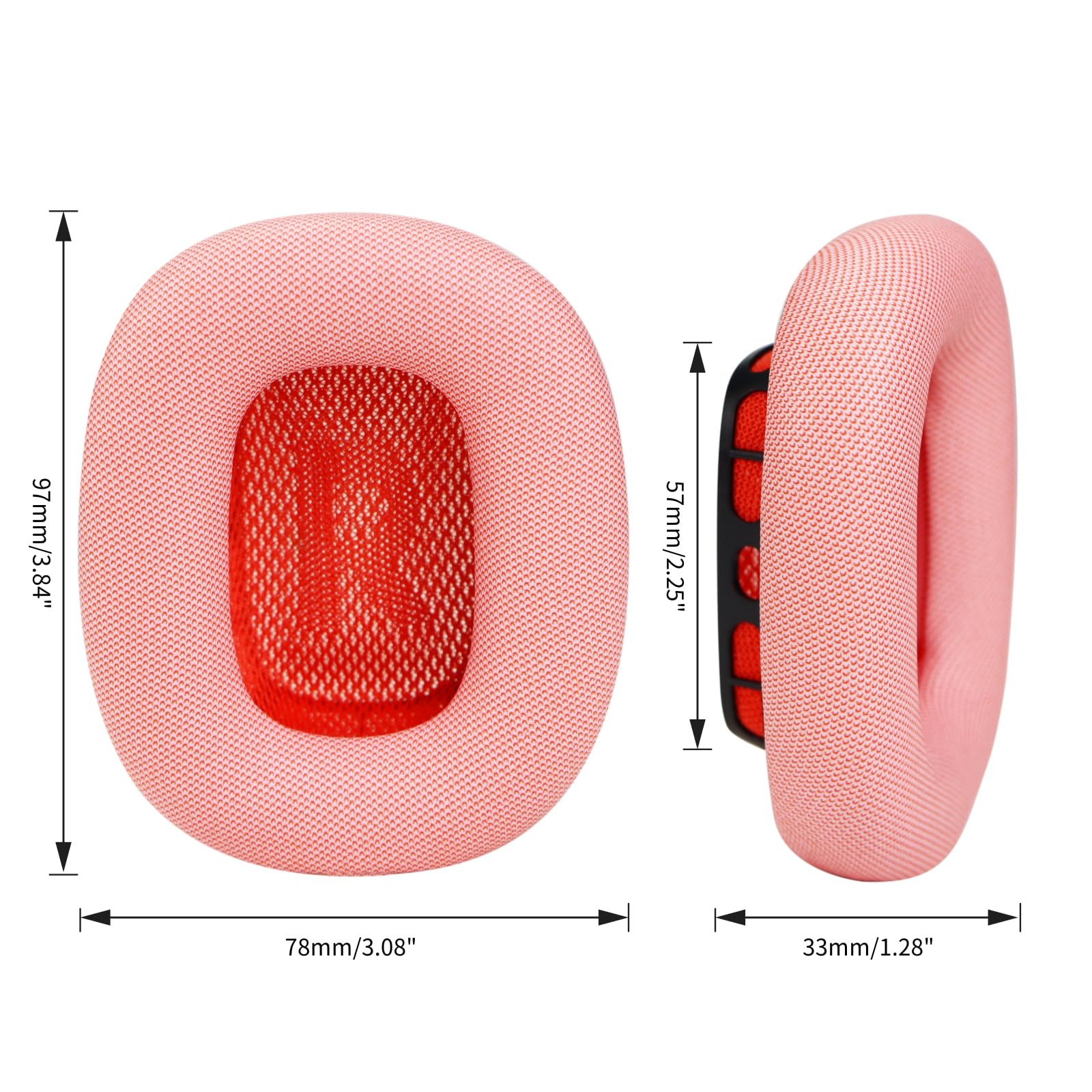SINOWO Earpads for Apple AirPods Max Replacement Leather Ear Pads Sweatproof Earpads with Magnet - Image 3
