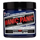 Classic Shocking Blue Semi Permanent Hair Color - Dark Cobalt Blue Hair Dye for Women & Men That Lasts 4-6 Weeks - Vegan, Ammonia & Cruelty-Free - Create & Mix Custom Shades (4oz)