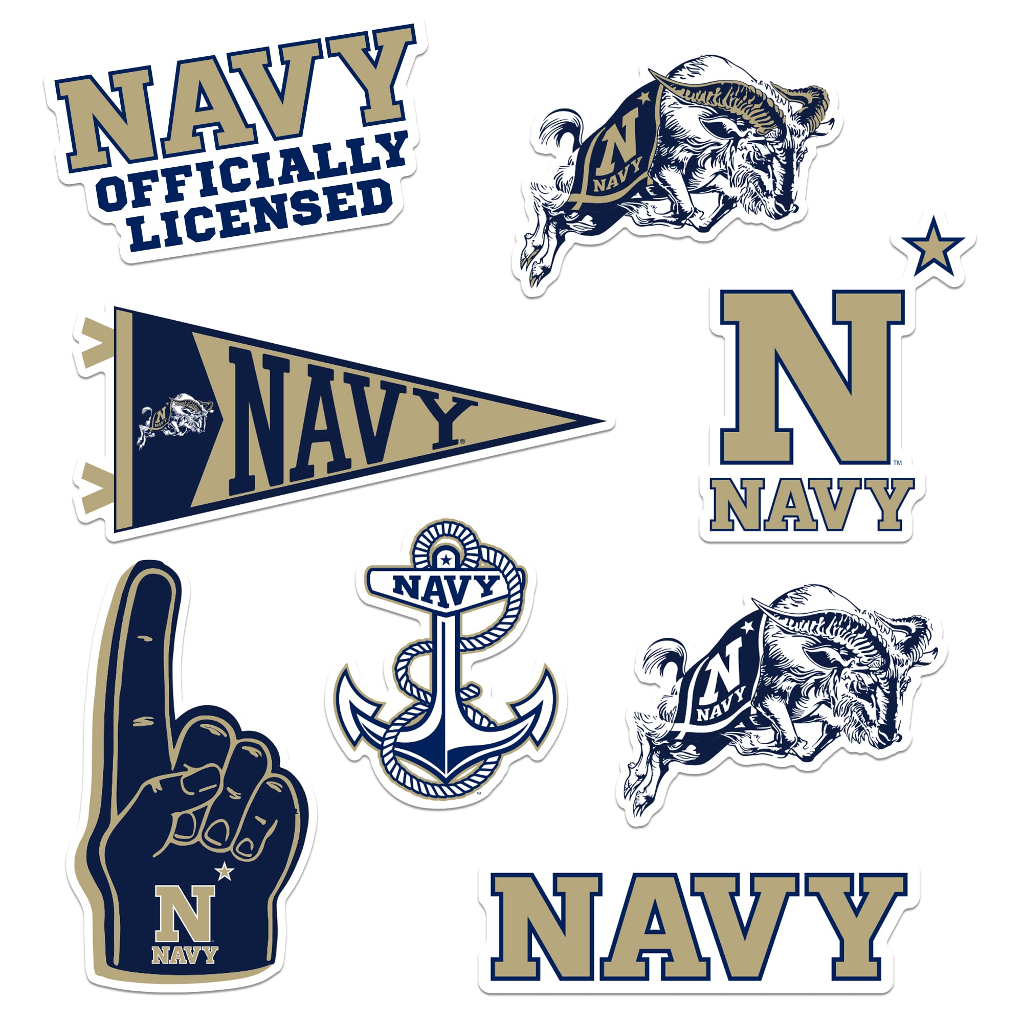 US Naval Academy 7 Vinyl Stickers Waterproof Die-Cut Decals Laptop Car