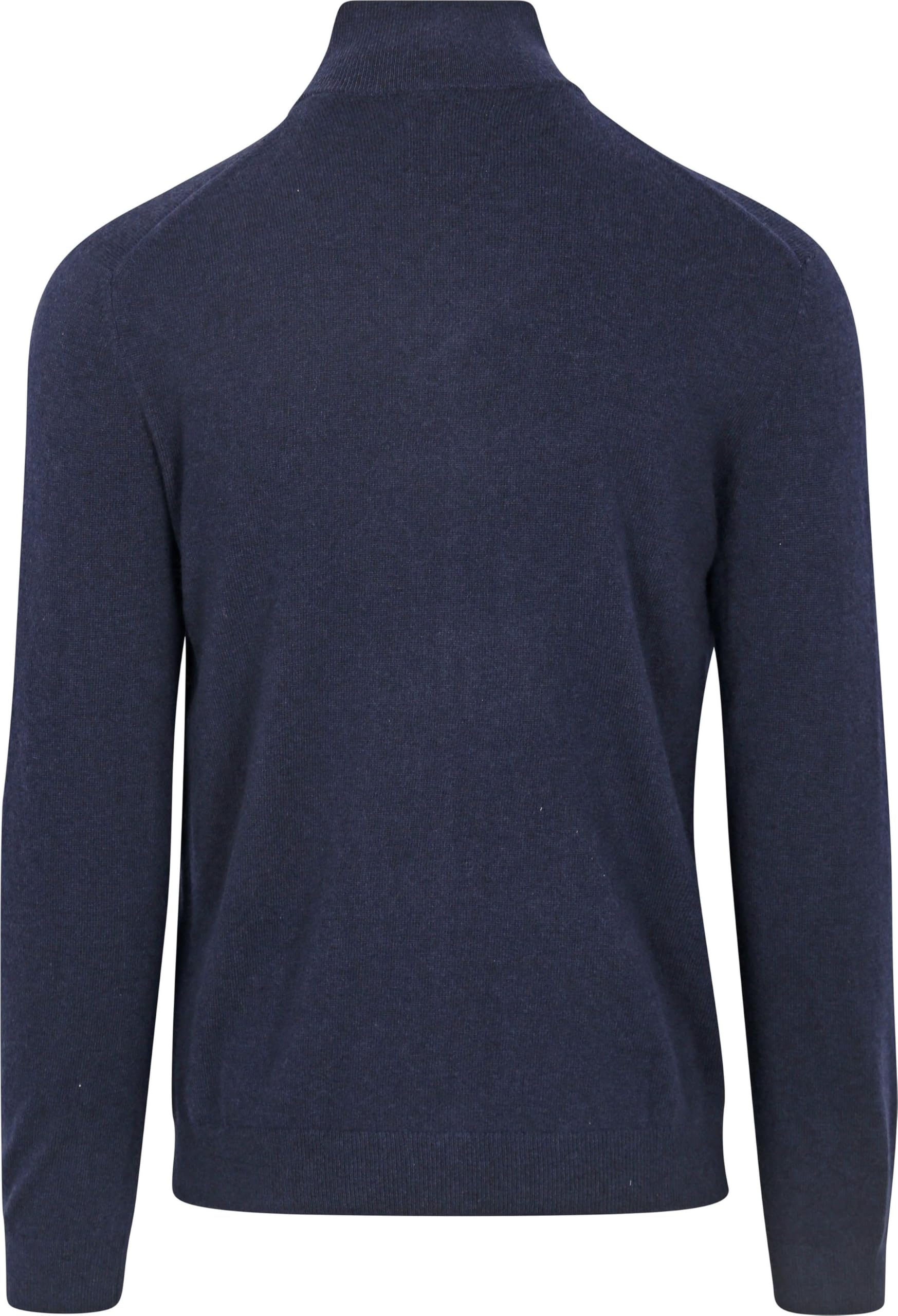 EXTRAFINE LAMBSWOOL Zip CARDIGAN, morski, M