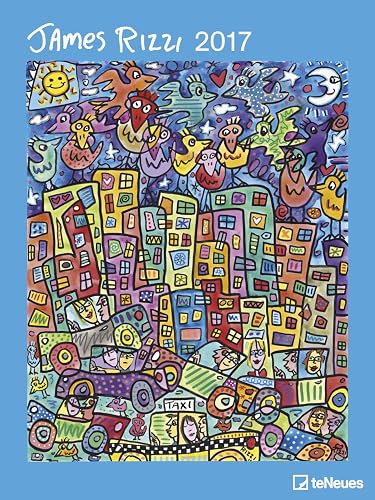 2017 James Rizzi Poster Calendar - teNeues - 48 x 64cm