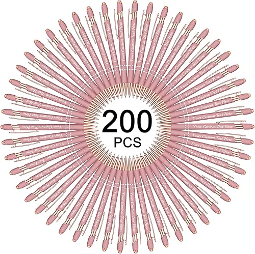 Miniatura 118 de Hasta 500 bolígrafos personalizados a granel con logotipo de mensaje de nombre comercial, bolígrafos grabados personalizados con lápiz óptico