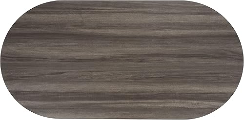 Miniatura 9 de Safavieh Home Collection Gareth - Mesa de centro moderna con parte superior ovalada color negro talla M