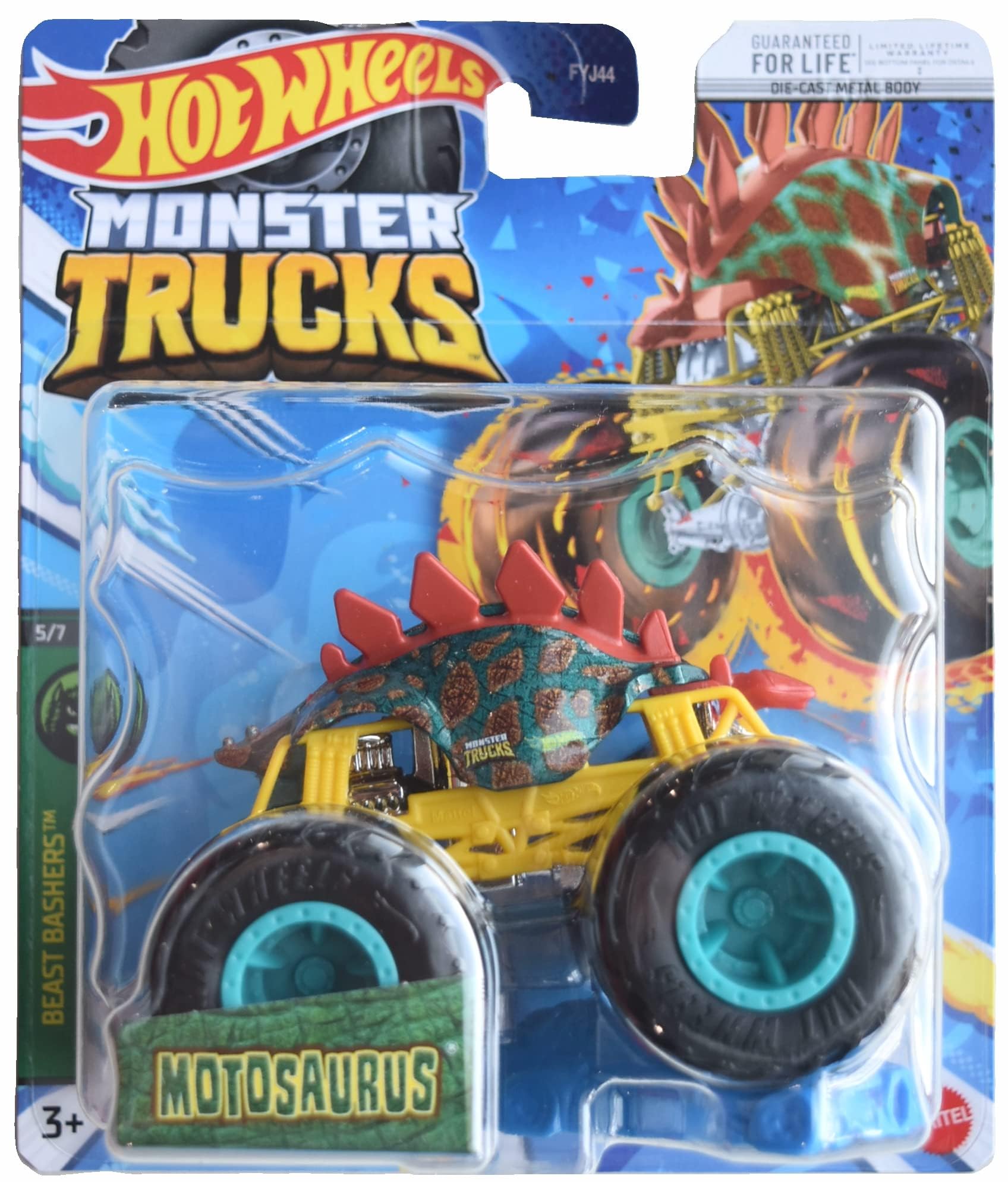 Amazon.com: Hot Wheels Monster Trucks Motosaurus, Beast