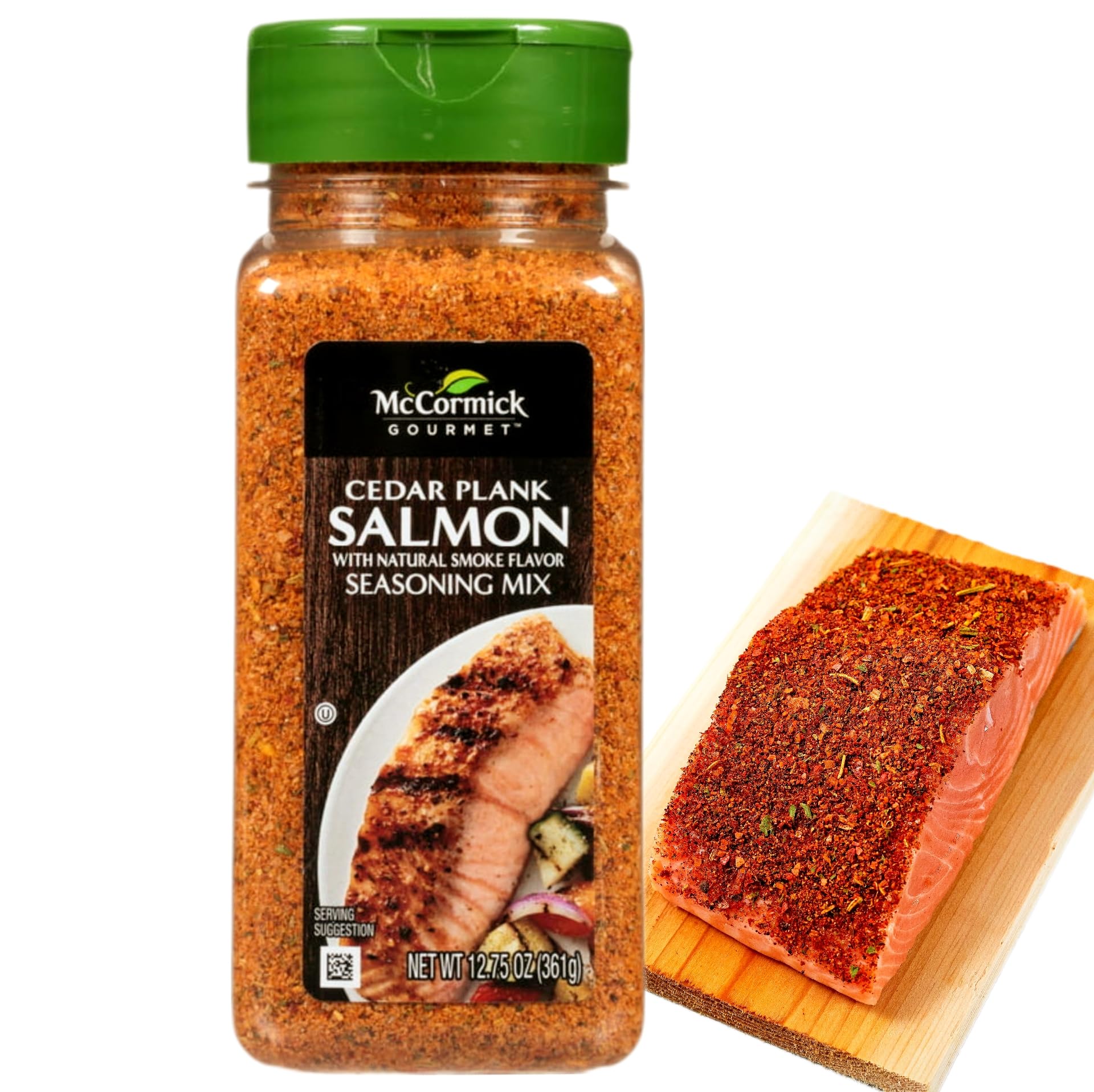 Just Grown McCormick Gourmet Cedar Plank Salmon Seasoning Mix, 12.75 oz (Pack of 1)
