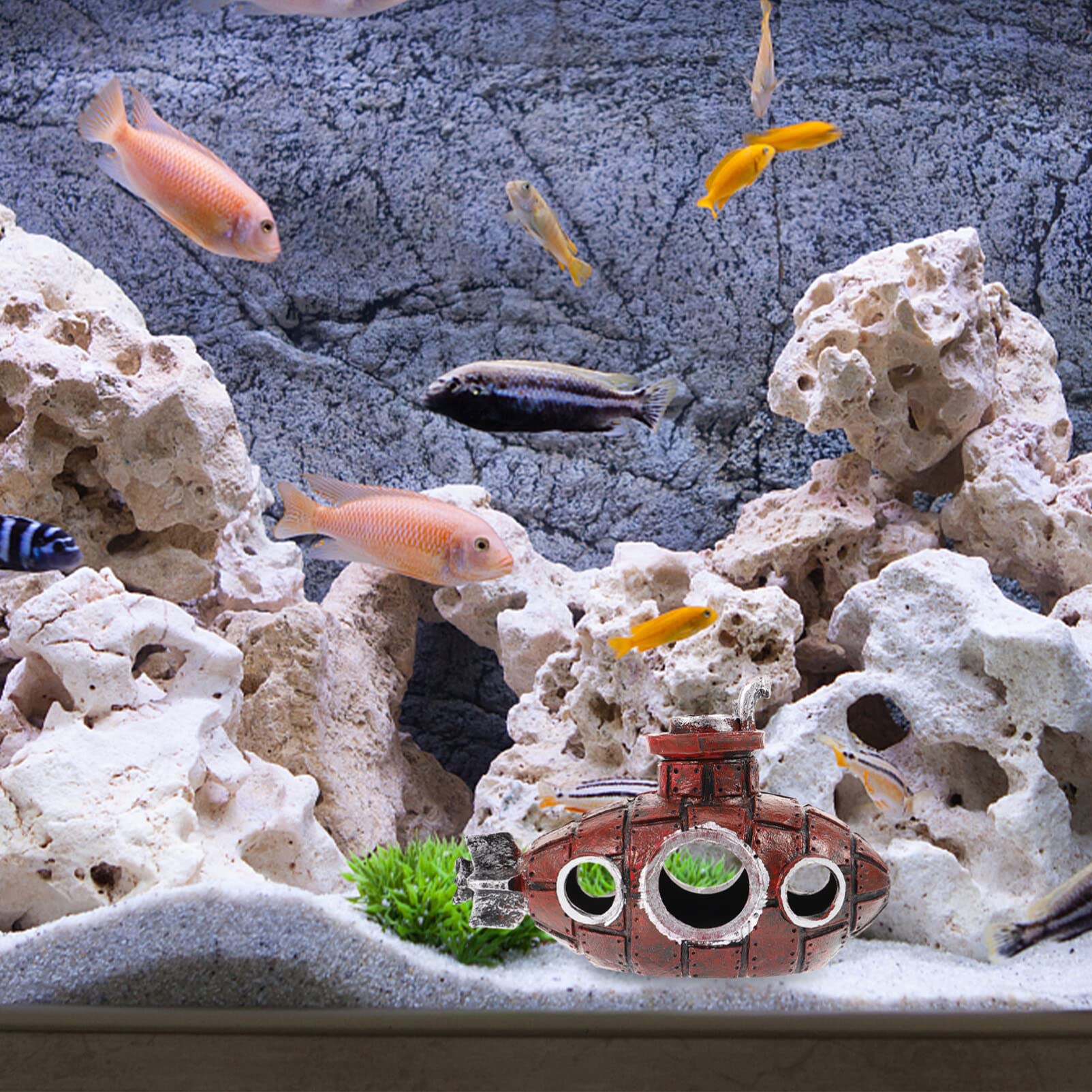 Onderzeeër decoratie voor aquarium