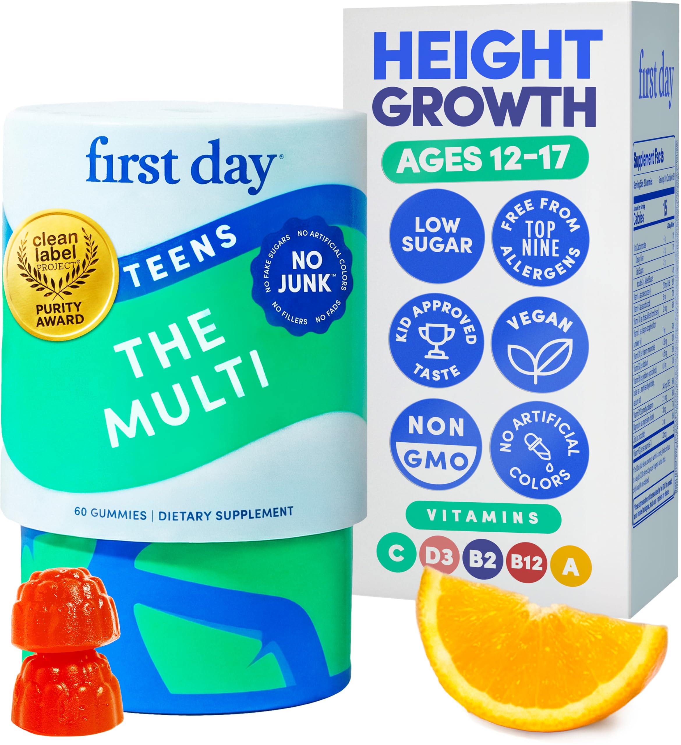 First Day Toddler Multivitamin Gummies for Ages 2 & 3 with Choline, 60ct — Amazon image 12
