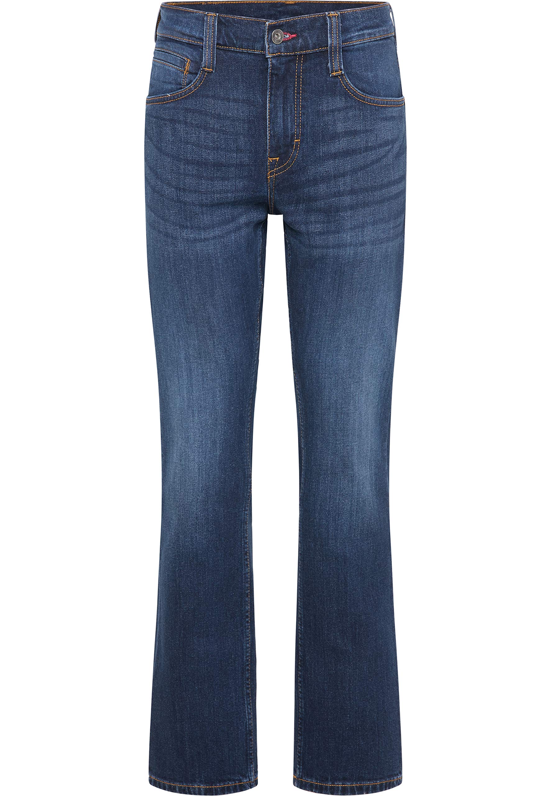 MUSTANG Jeans Herren Stretch Oregon Bootcut Jeanshose Hose Denim Schwarz Blau 30 31 32 33 34 36 38 40 42 44