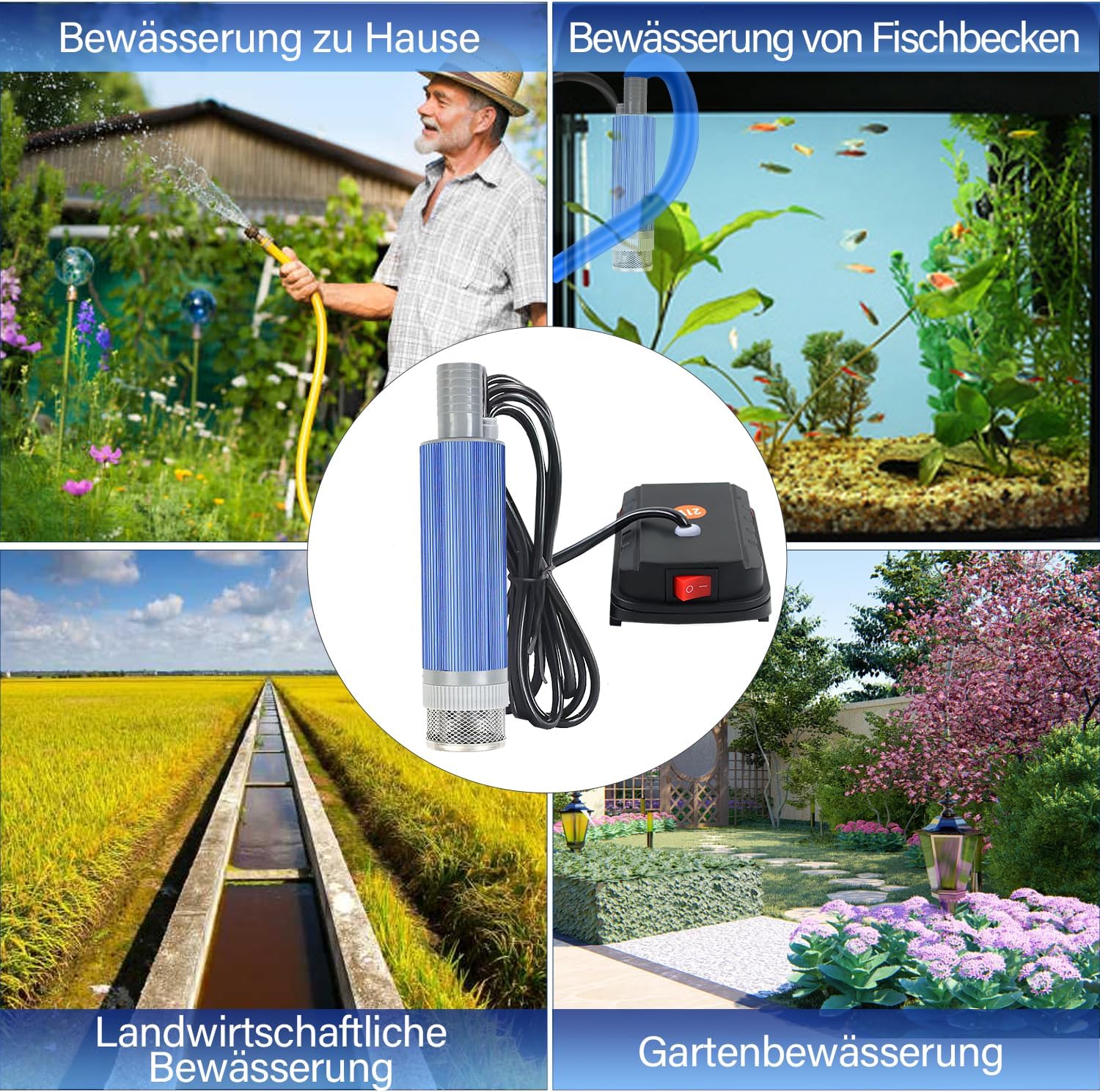 TIHOOK 38mm Submersible Water Pump for Makita BL 18V Battery, 100W Diesel Pump with Filter Mesh, for Vehicle & Marine Boat 7 81nZz5kkLBL. AC SL1500