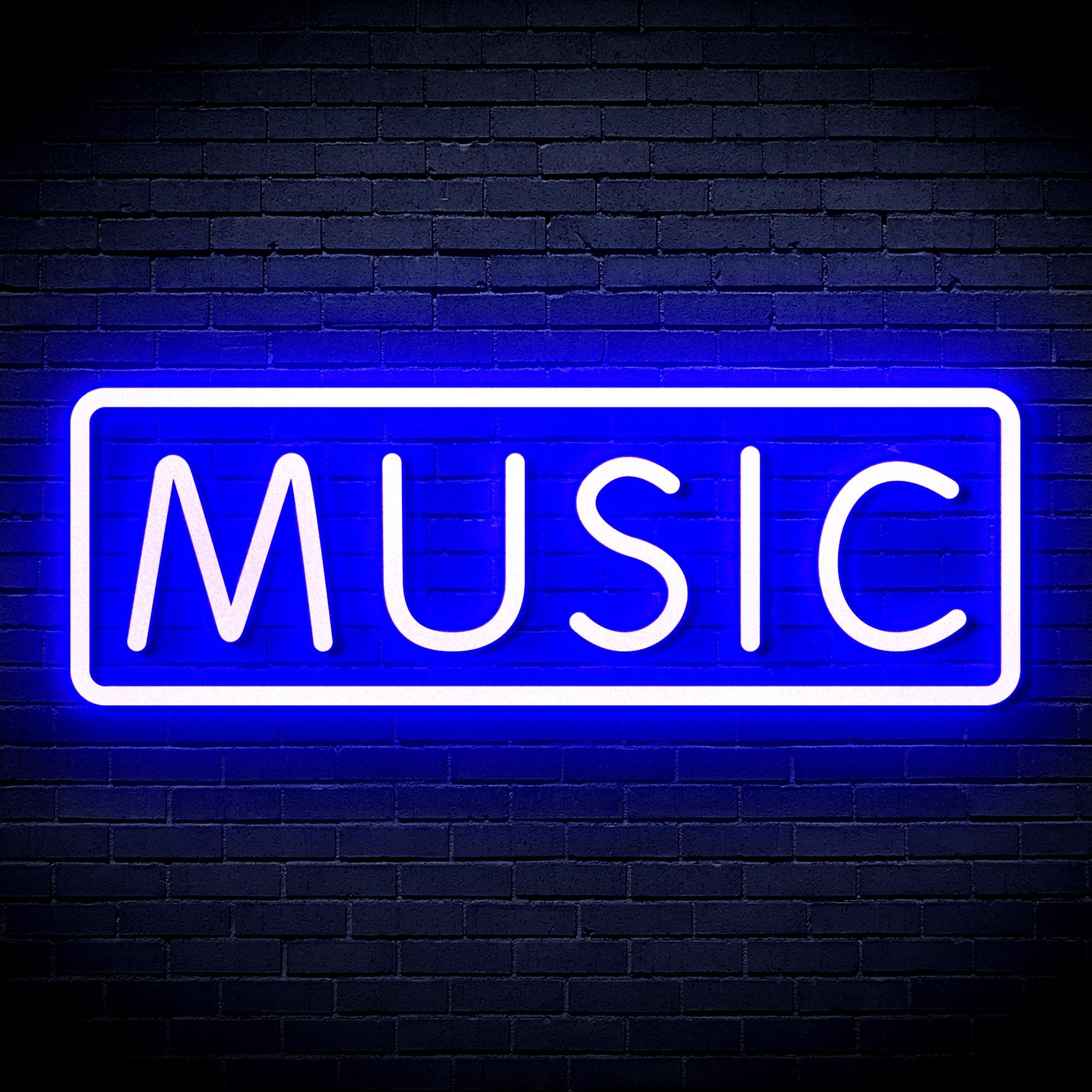 ADVPRO Music Sign Flex Silicone LED Neon Sign - Blue - st16s42-fnu0076-b โ image 1