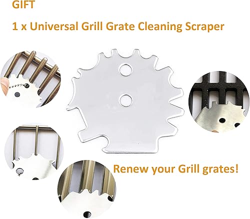 Miniatura 2 de Paquete de 4 piezas de repuesto para parrilla Bull BBQ Lion Premium para Bull 16517 BBQ Angus, Brahma, Lonstar Select, Outlaw Steer Premium,