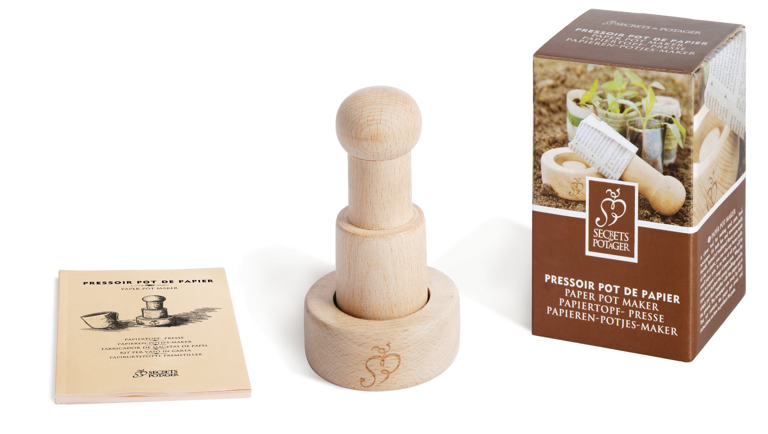Esschert Design USA - Secrets du Potager Paper Pot Maker.