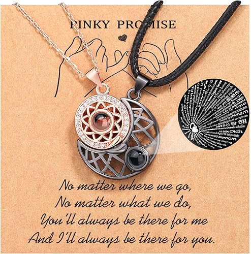 UPROMI Collar de pareja para novio, novia, marido, hombre, alma gemela, aniversario, día de San Valentín, regalos para él y ella